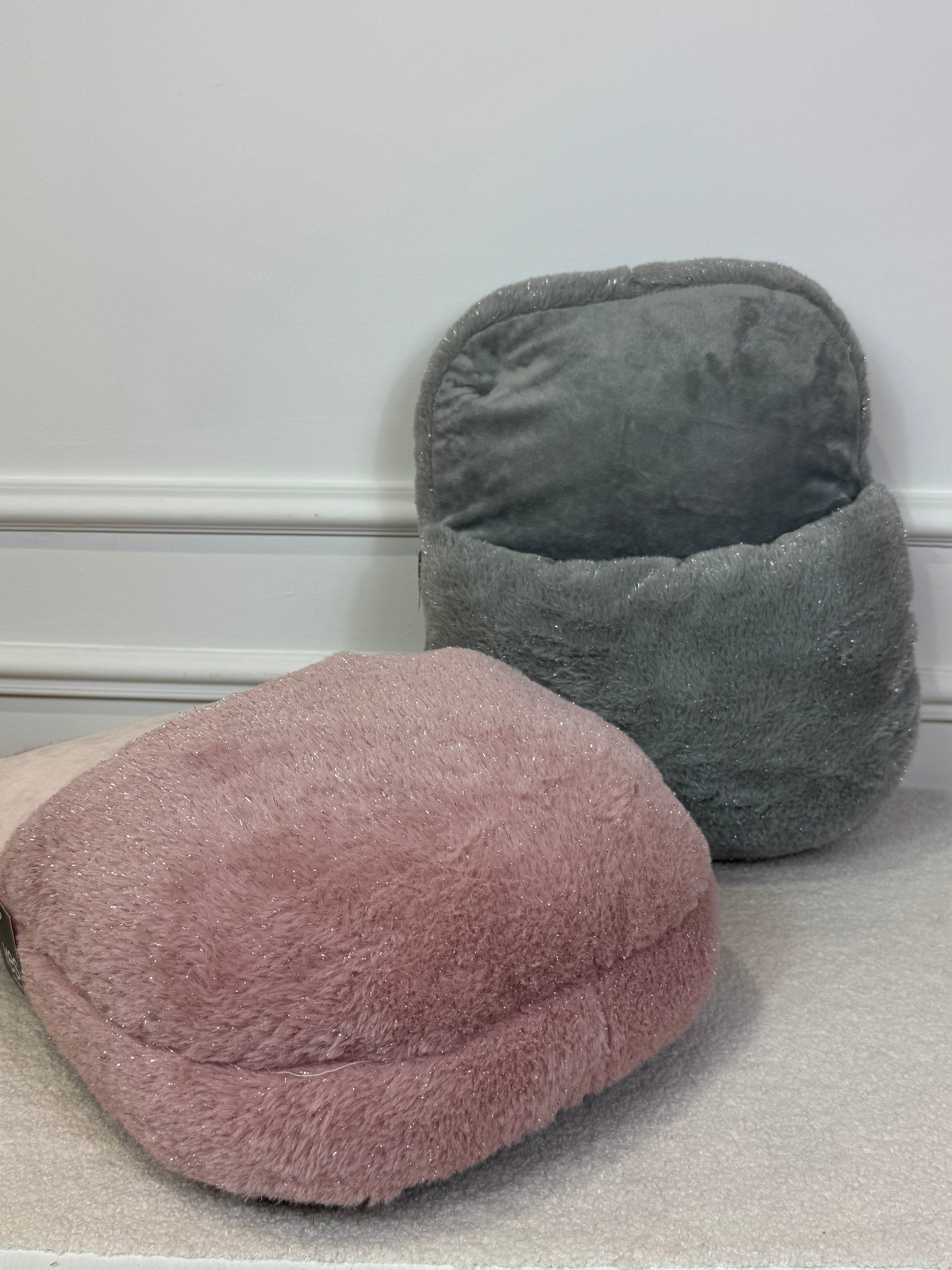 Ciabattona scaldapiedi peluche