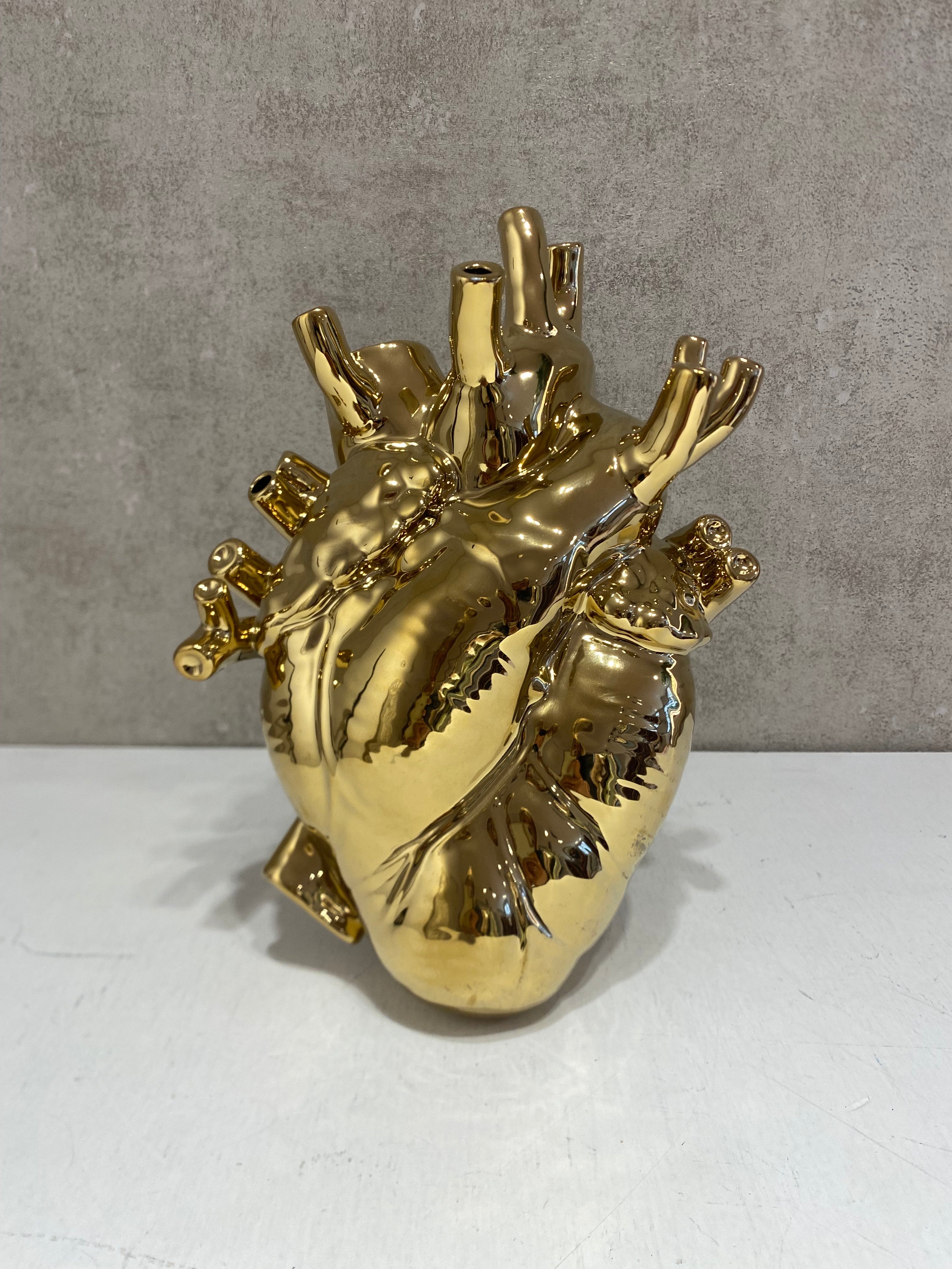 Vaso cuore ORO LOVE IN BLOOM SELETTI
