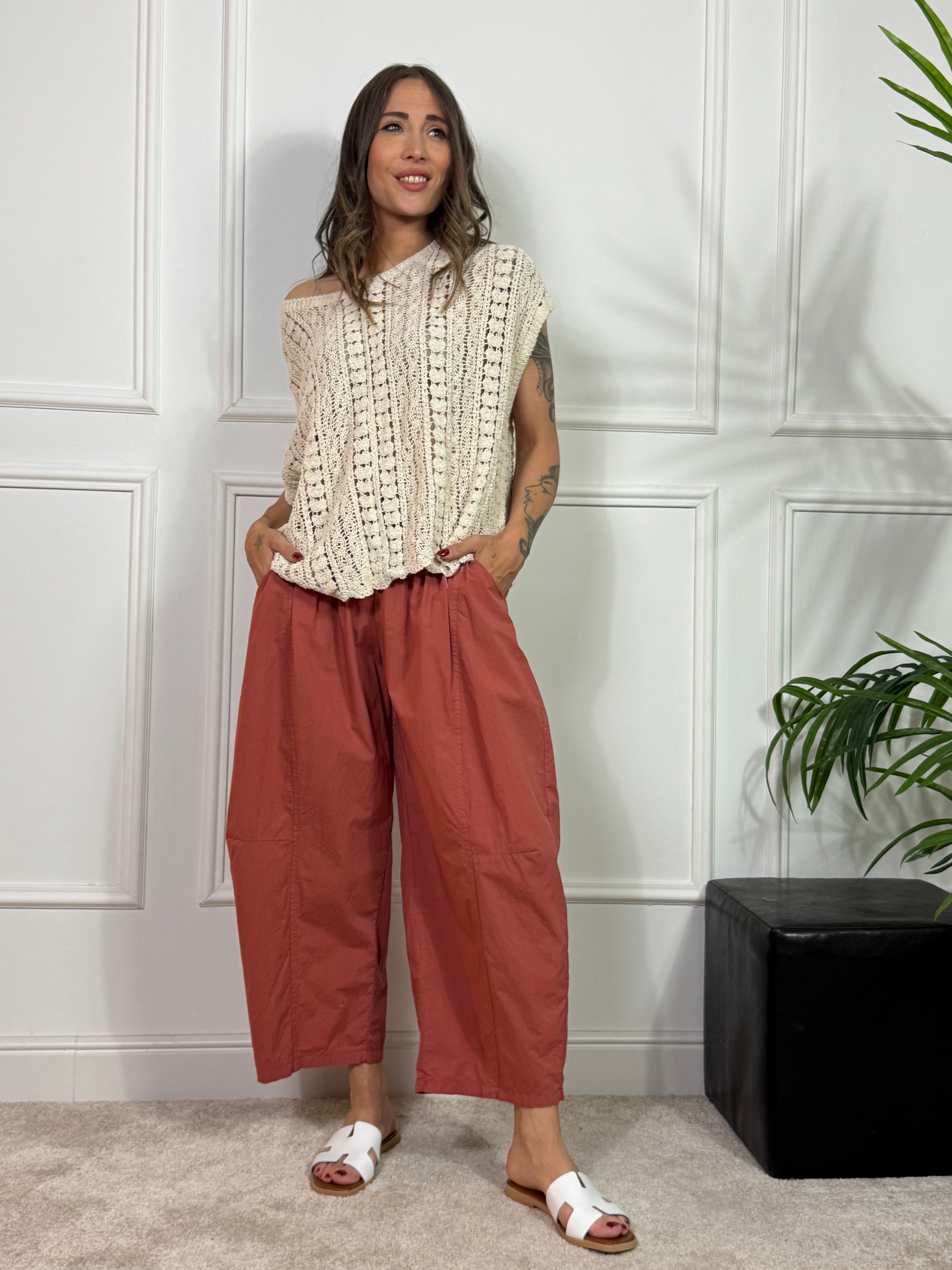 GILET CHIUSO OVER CROCHET Victoria ILMH