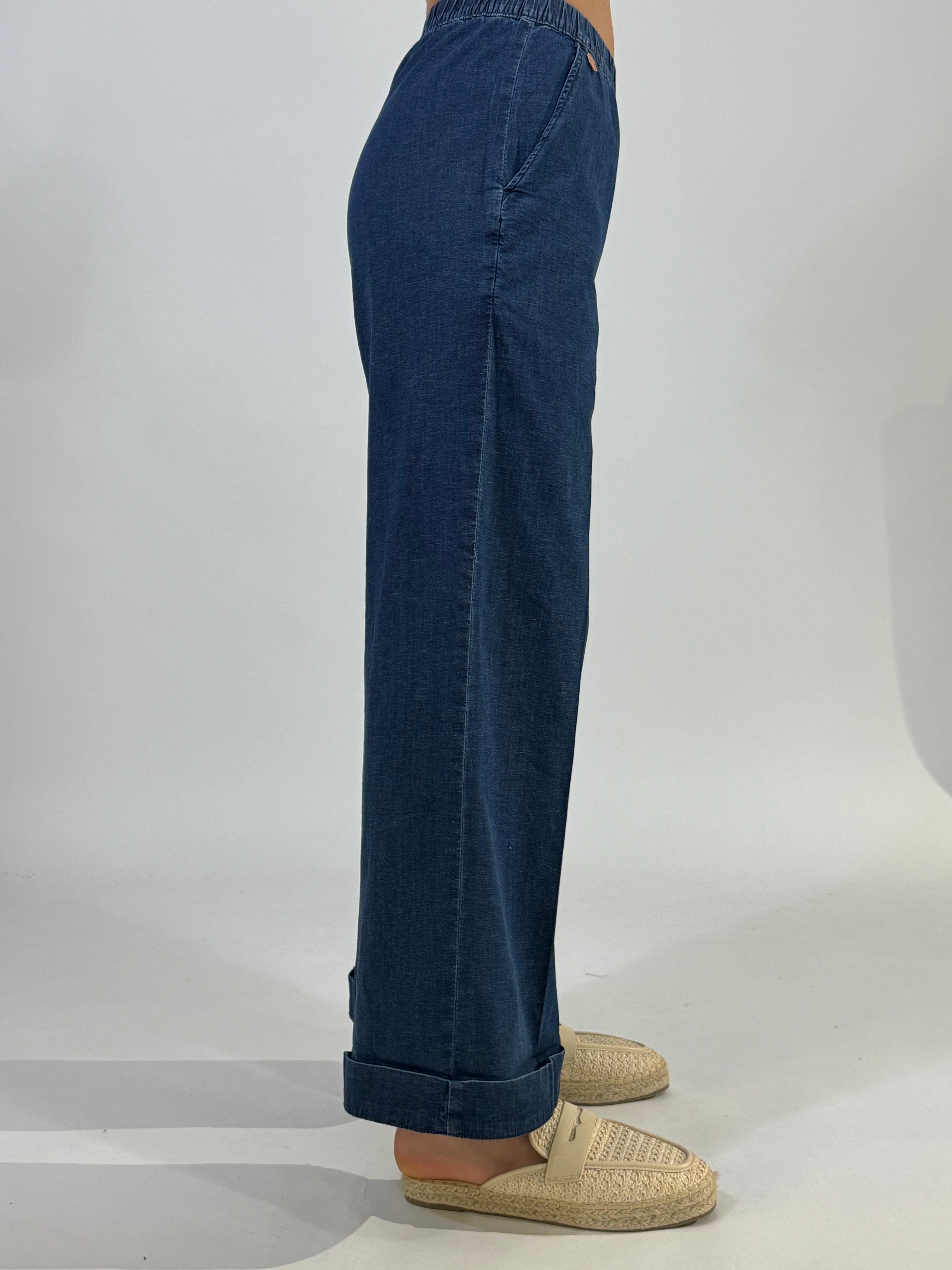Pantalone Ragno jeans chambray CROPPED