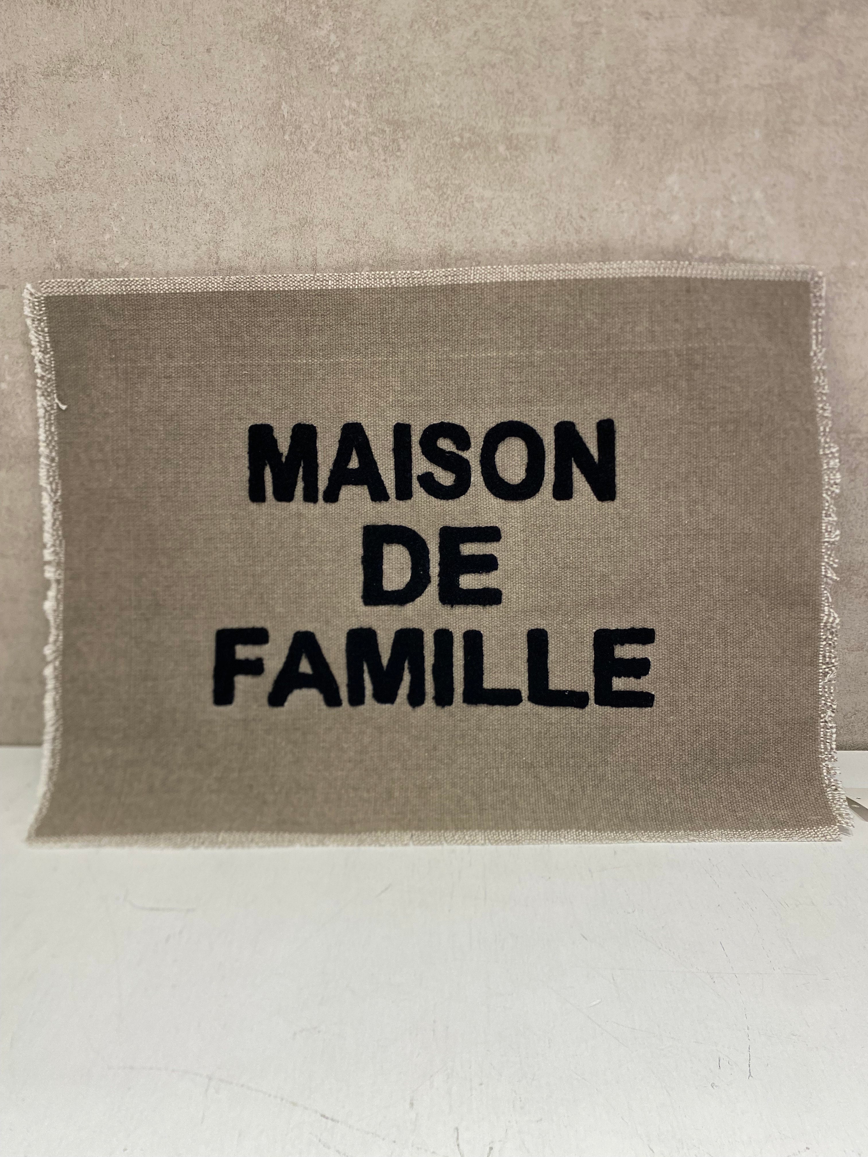Tovaglietta MAISON FAMILLE TORTORA