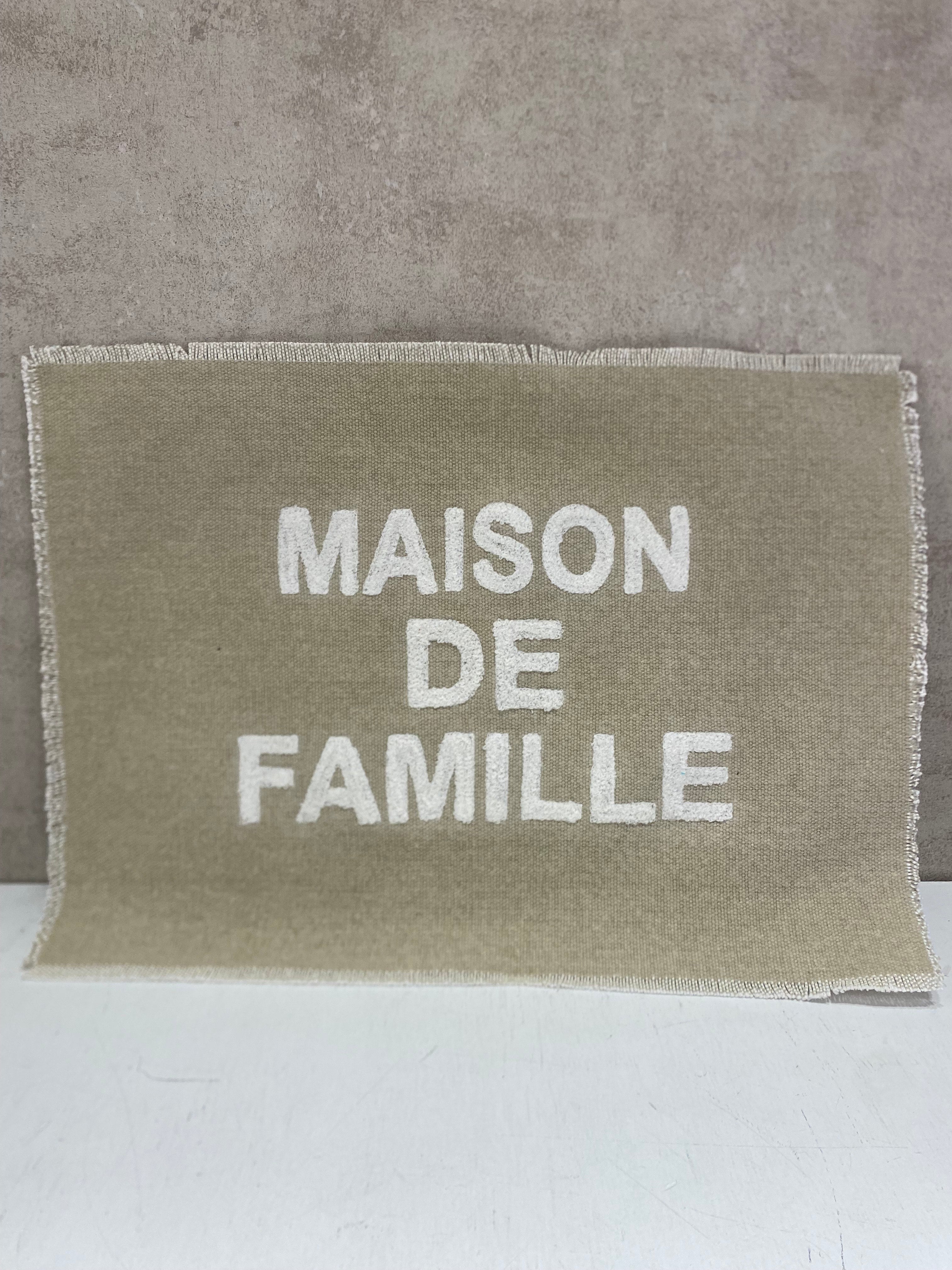 Tovaglietta MAISON FAMILLE AVORIO