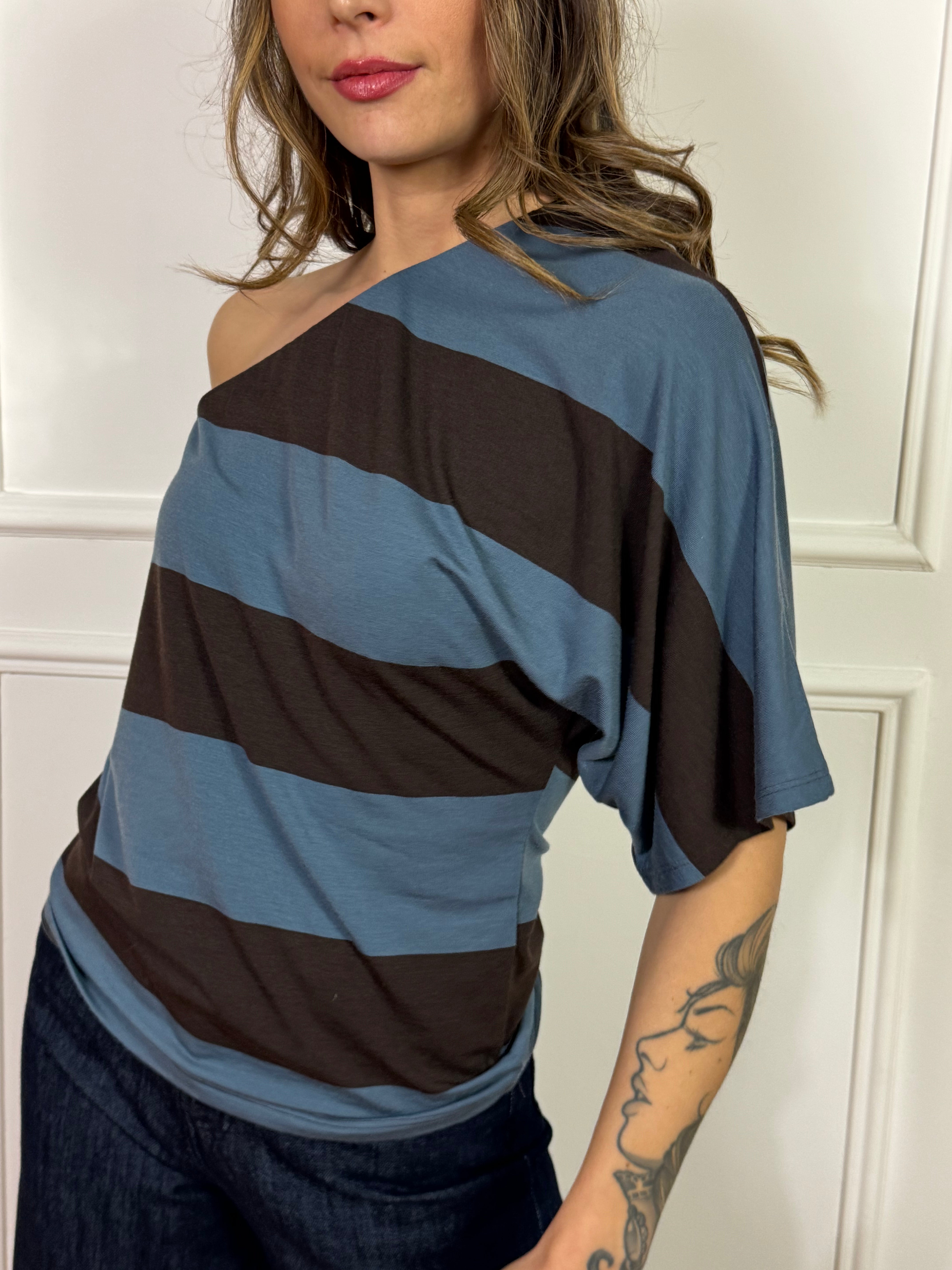 Maglia Kontatto MONOSPALLA RIGHE