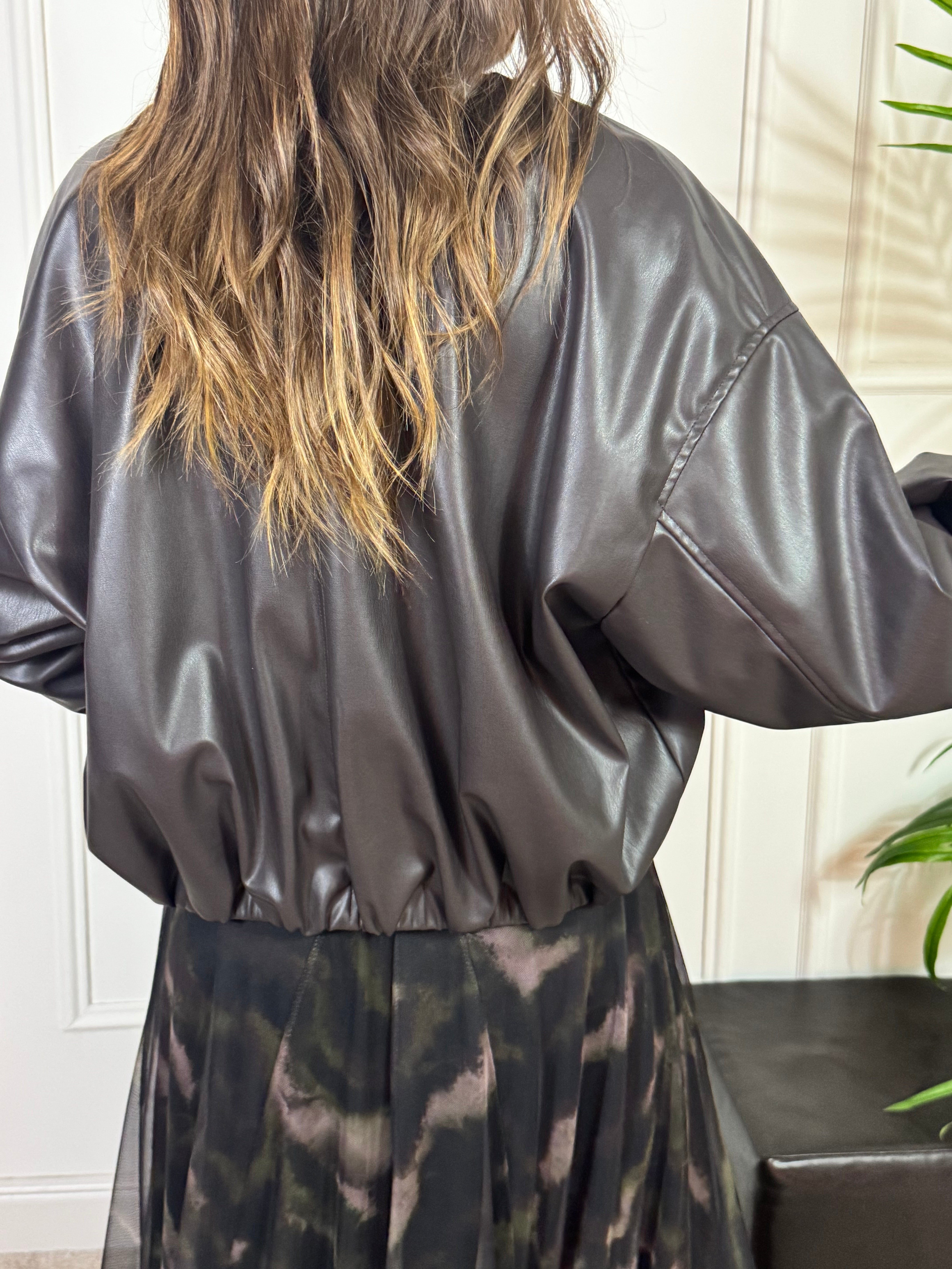 Bomber ecopelle Susy Mix