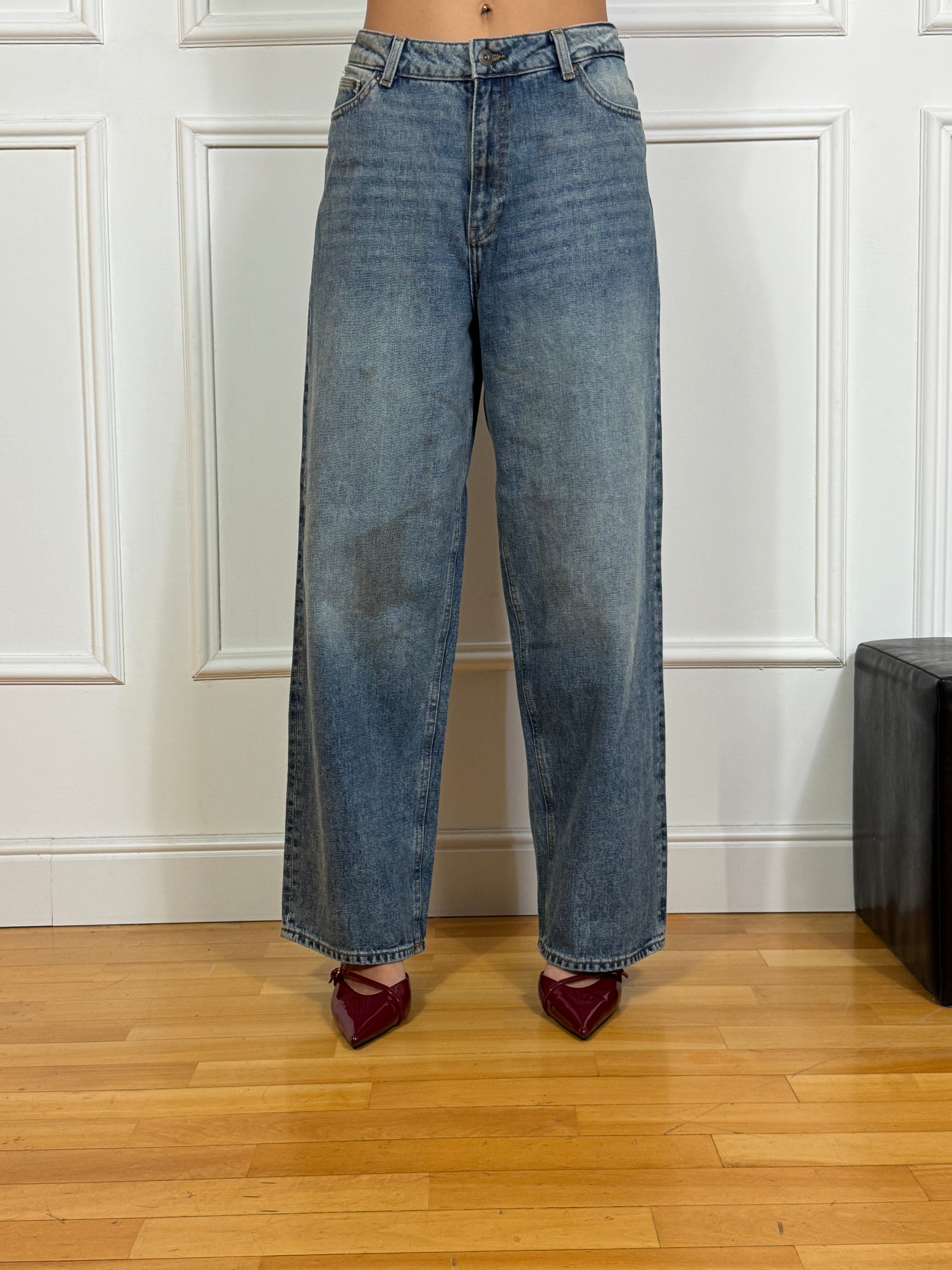 Jeans JJXX KYOTO WENDY BAGGY - Low waist Dropped crotch EFFETTO MACCHIATO