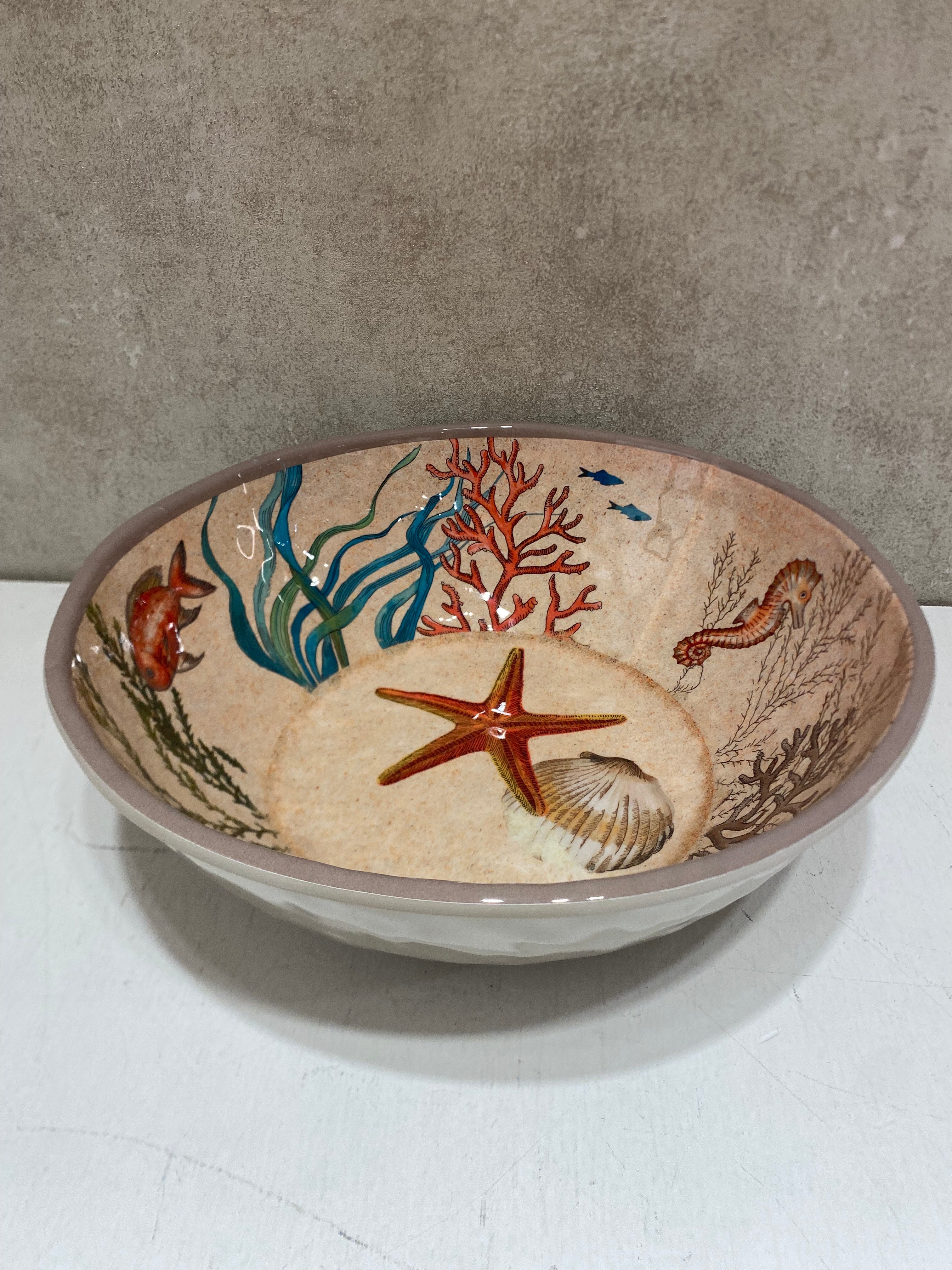 Ciotola Sea Life 15 Cm In Melamina - Design Marino Per Tavola - Foto 5