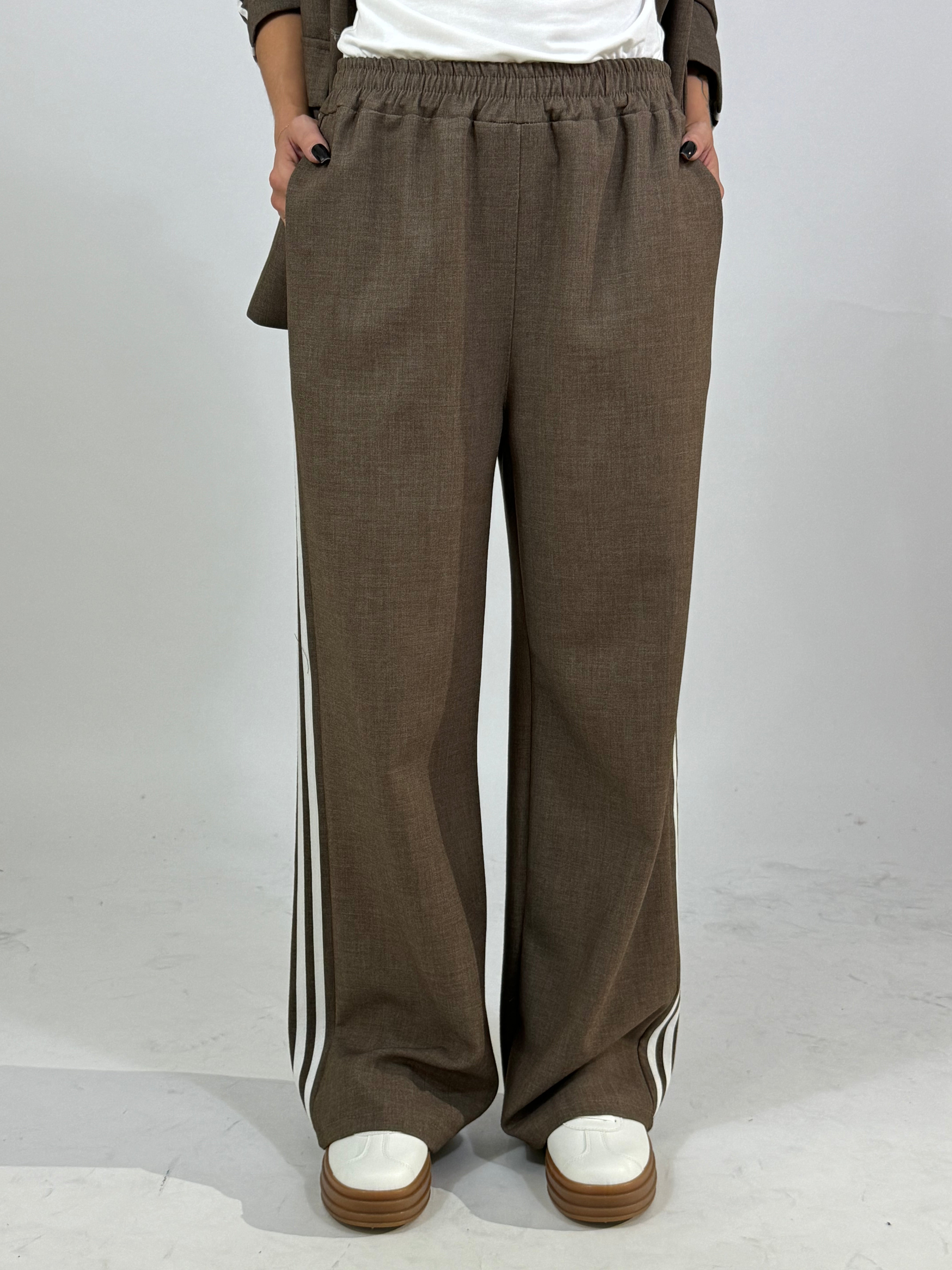 Pantalone Victoria ILMH con bande laterali a contrasto