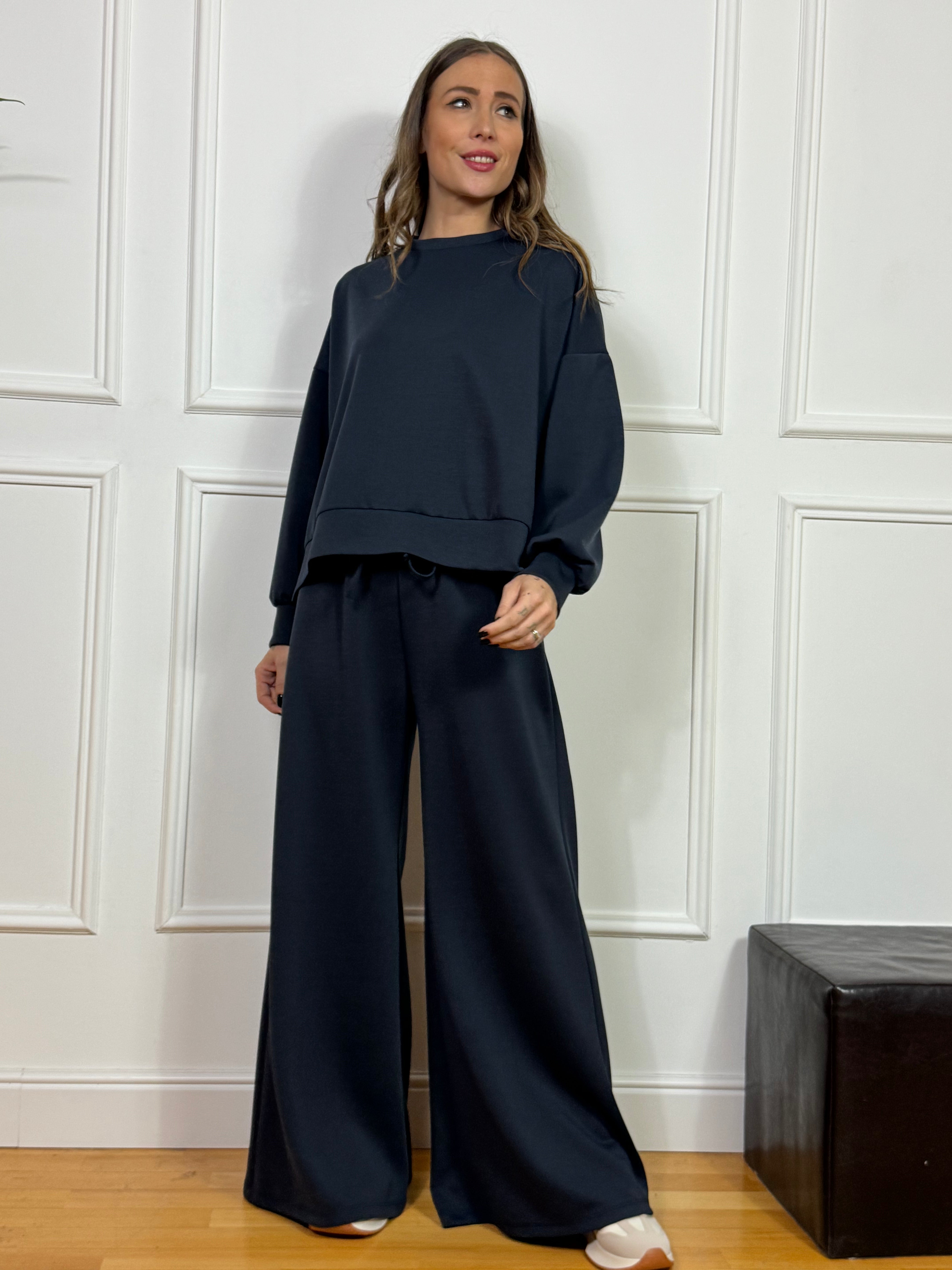 Pantalone tuta con coulisse Kikisix tessuto tecnico sottile