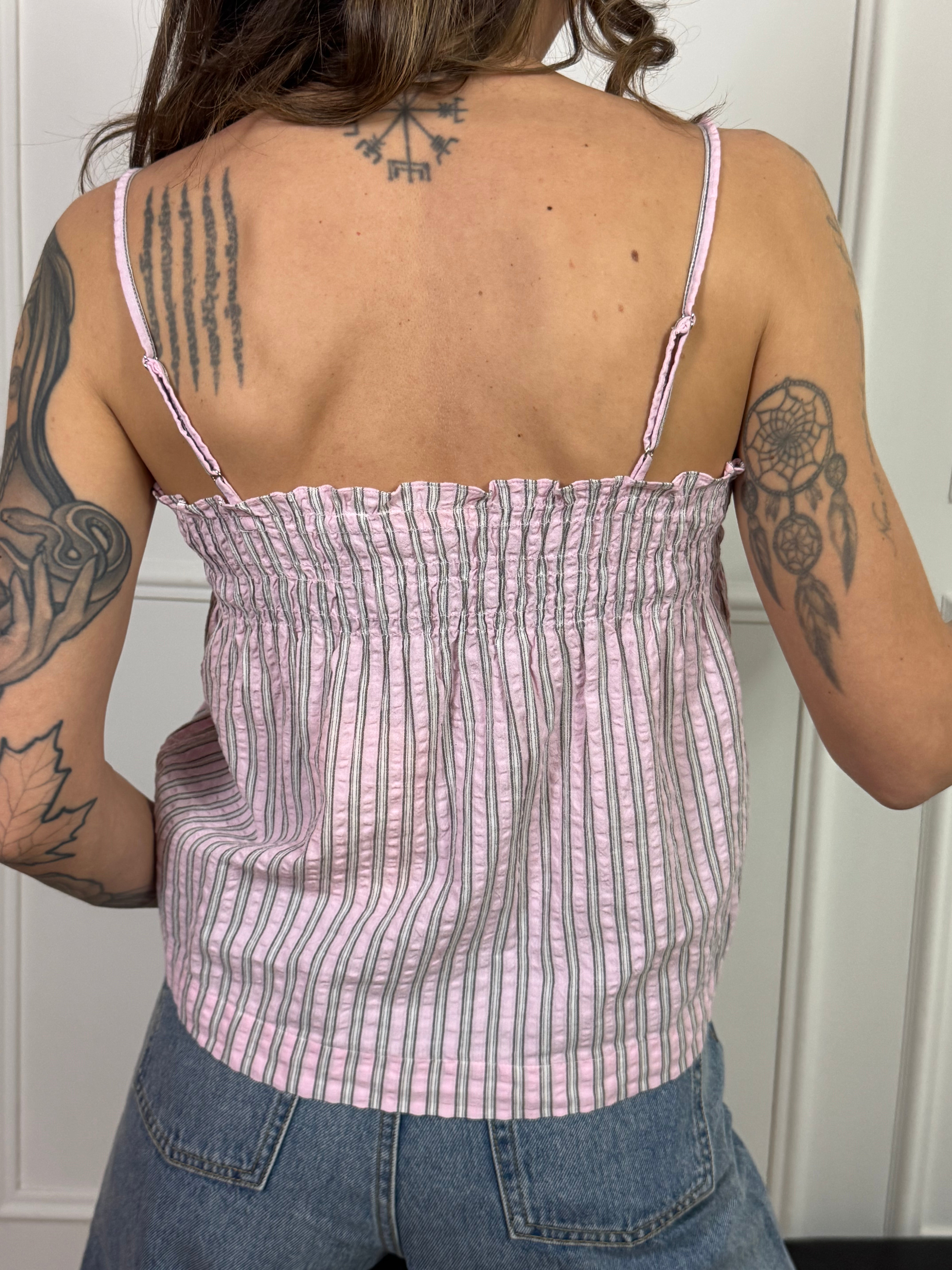 Top JJXX modello ZOE fantasia RIGHINE VERTICALI