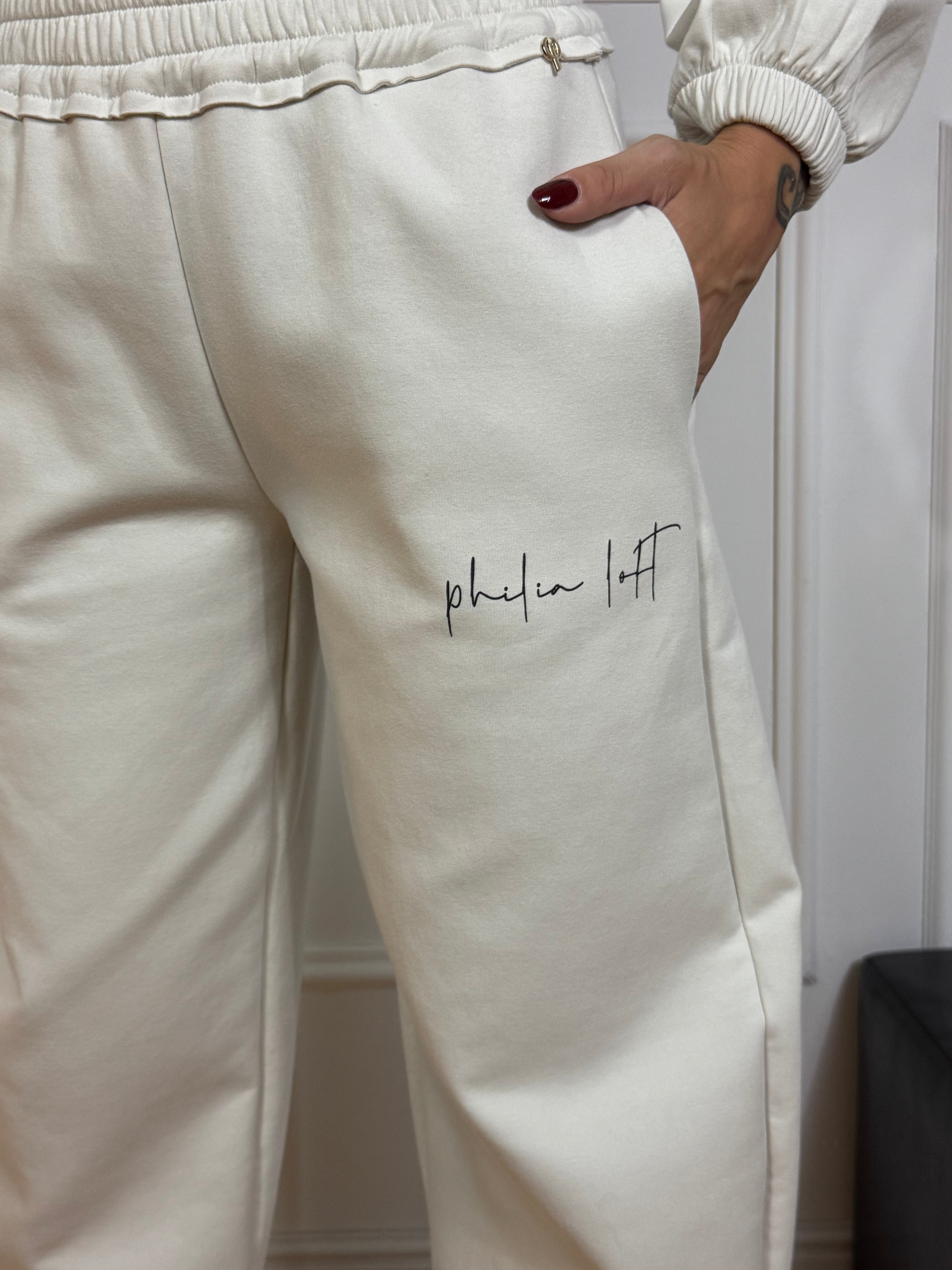 Pantalone di felpa Philia Loft con scritta logo