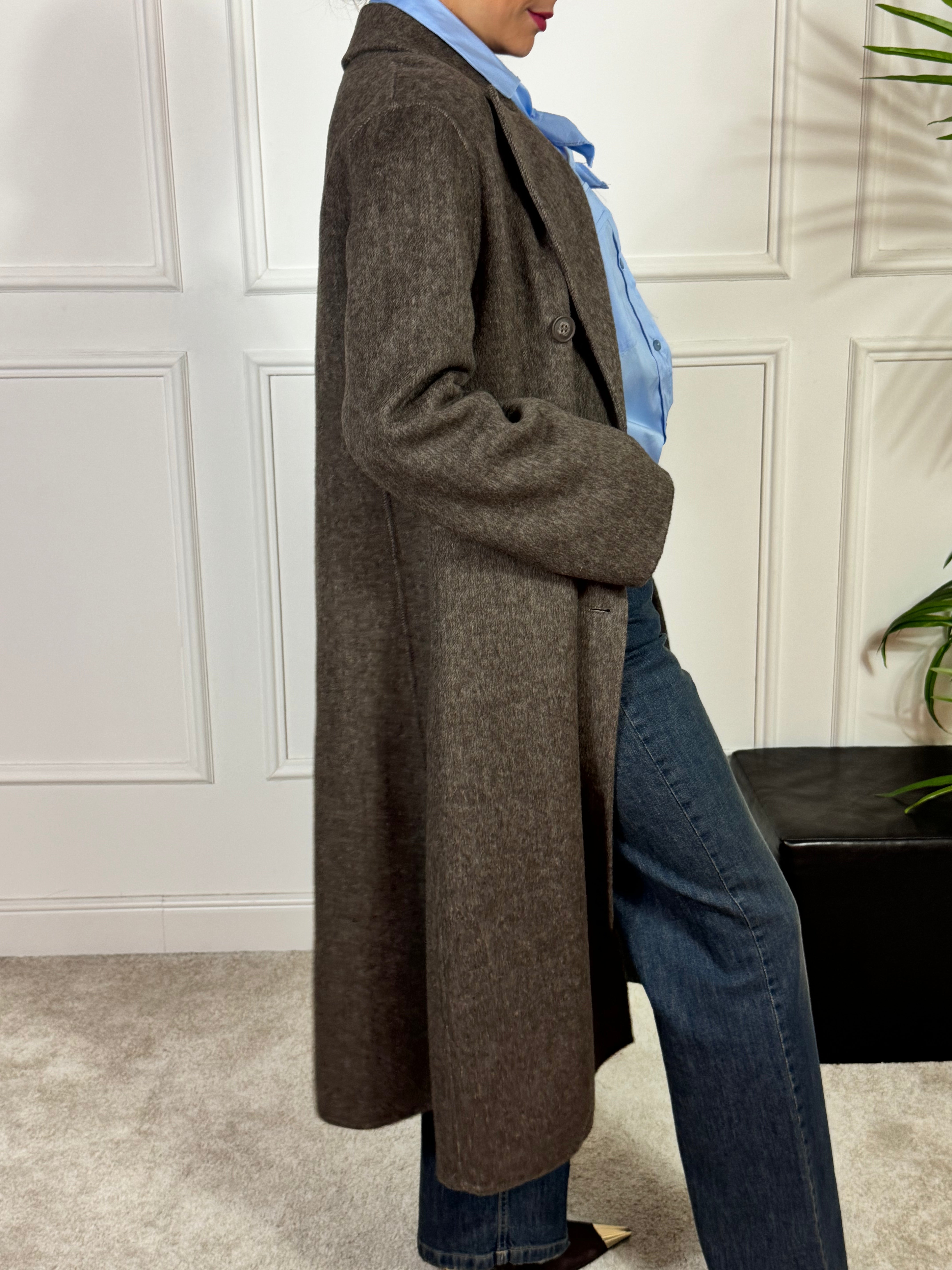 Cappotto rasato + stola in ecopelo Have One