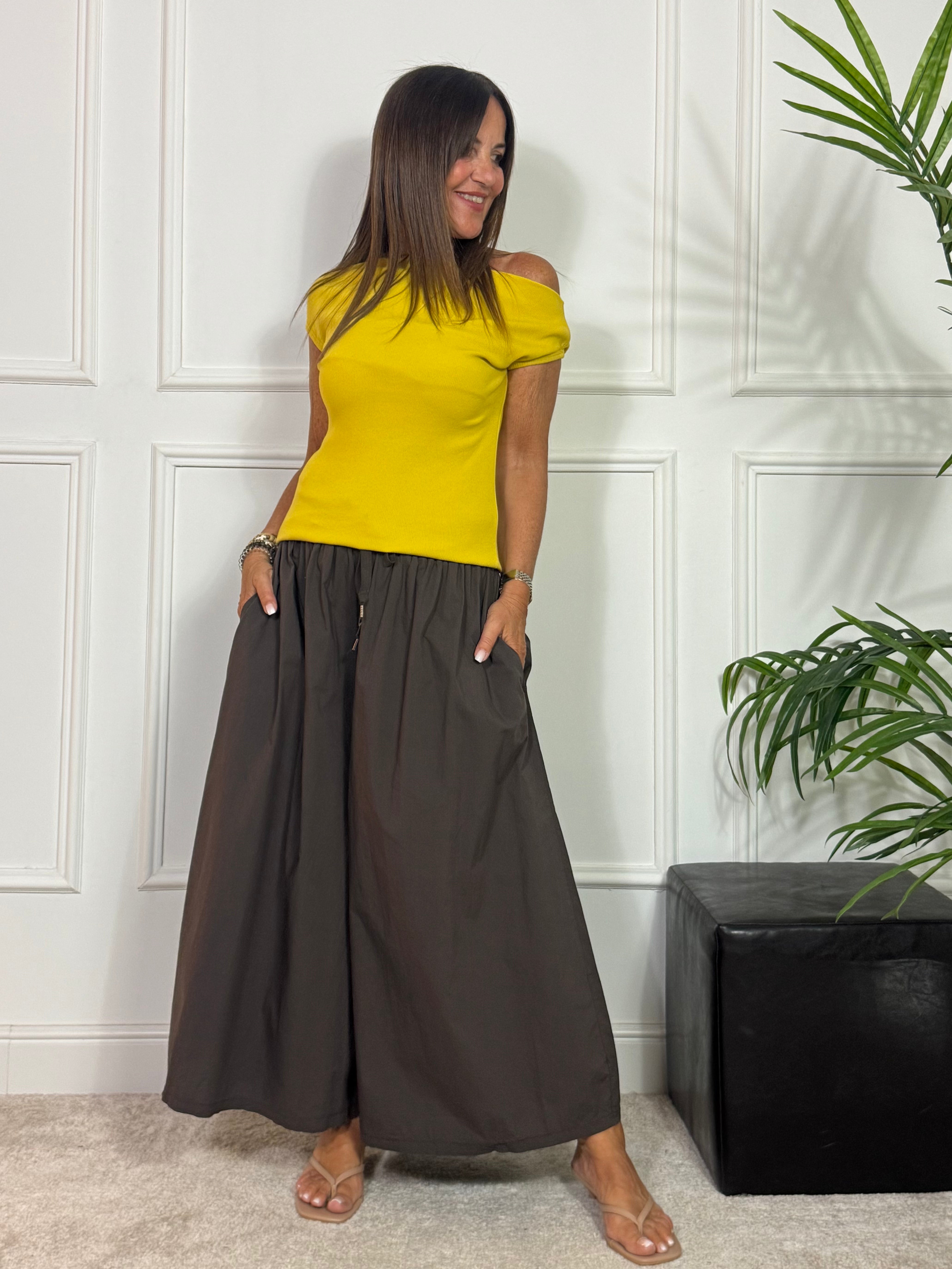 Maglia t-shirt cannettata Victoria ILMH BARCHETTA AMPIA SHIFFER