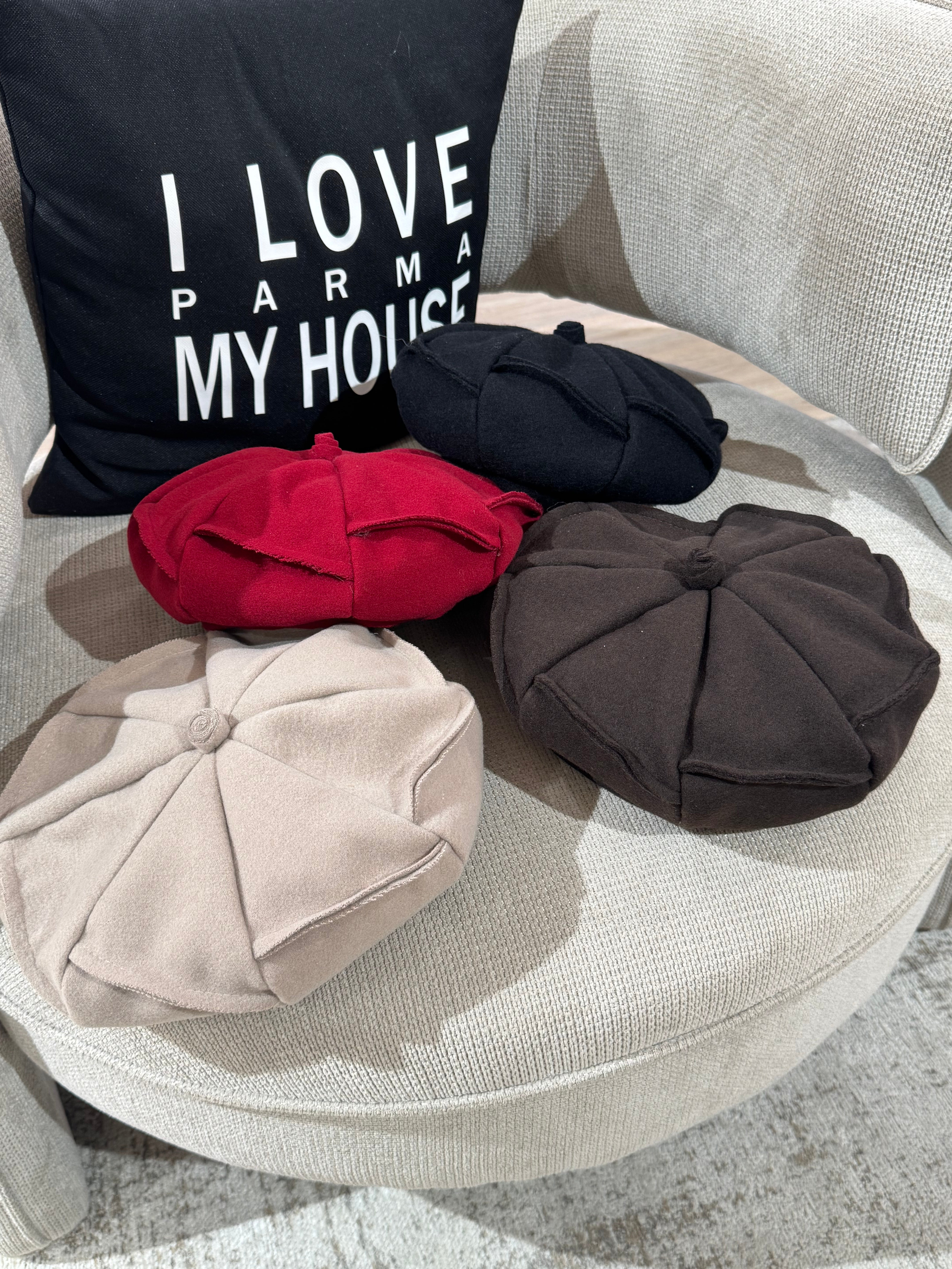 Basco in pannetto Susy Mix con cuciture a vista