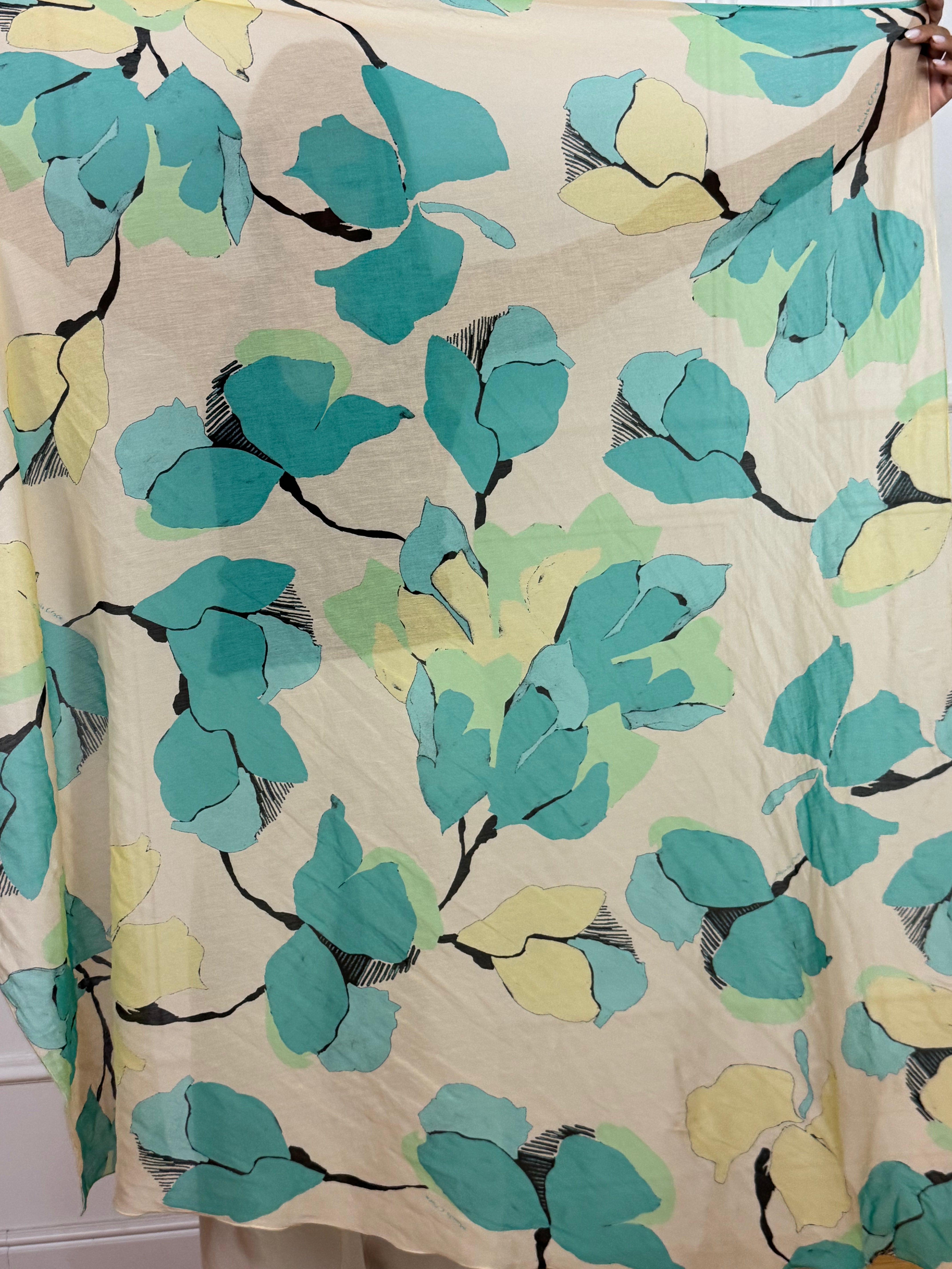 Foulard trapezio Manila Grace FANTASIA FIORI TIFFANY