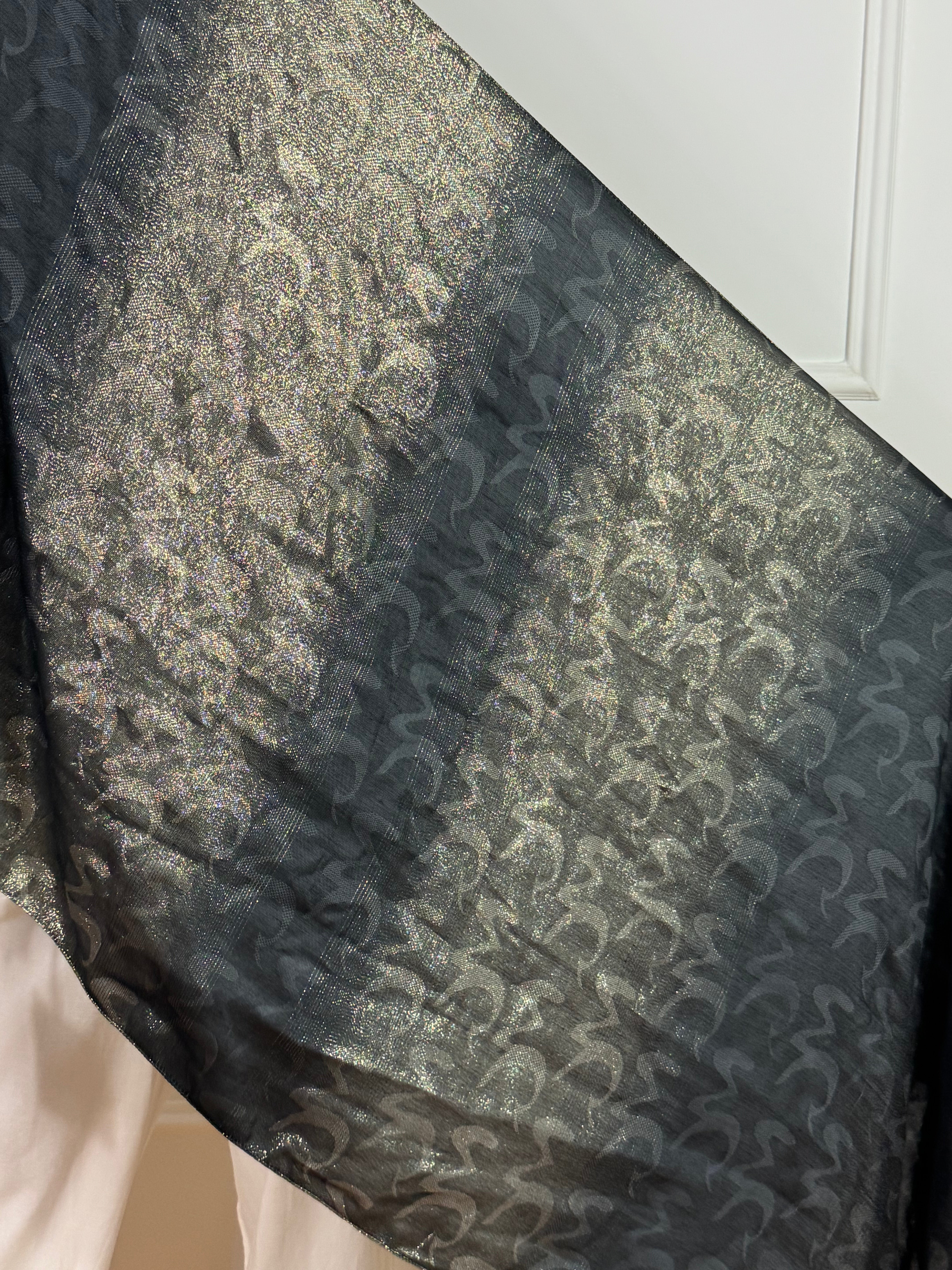 Foulard Manila Grace in lurex sfumato con logo
