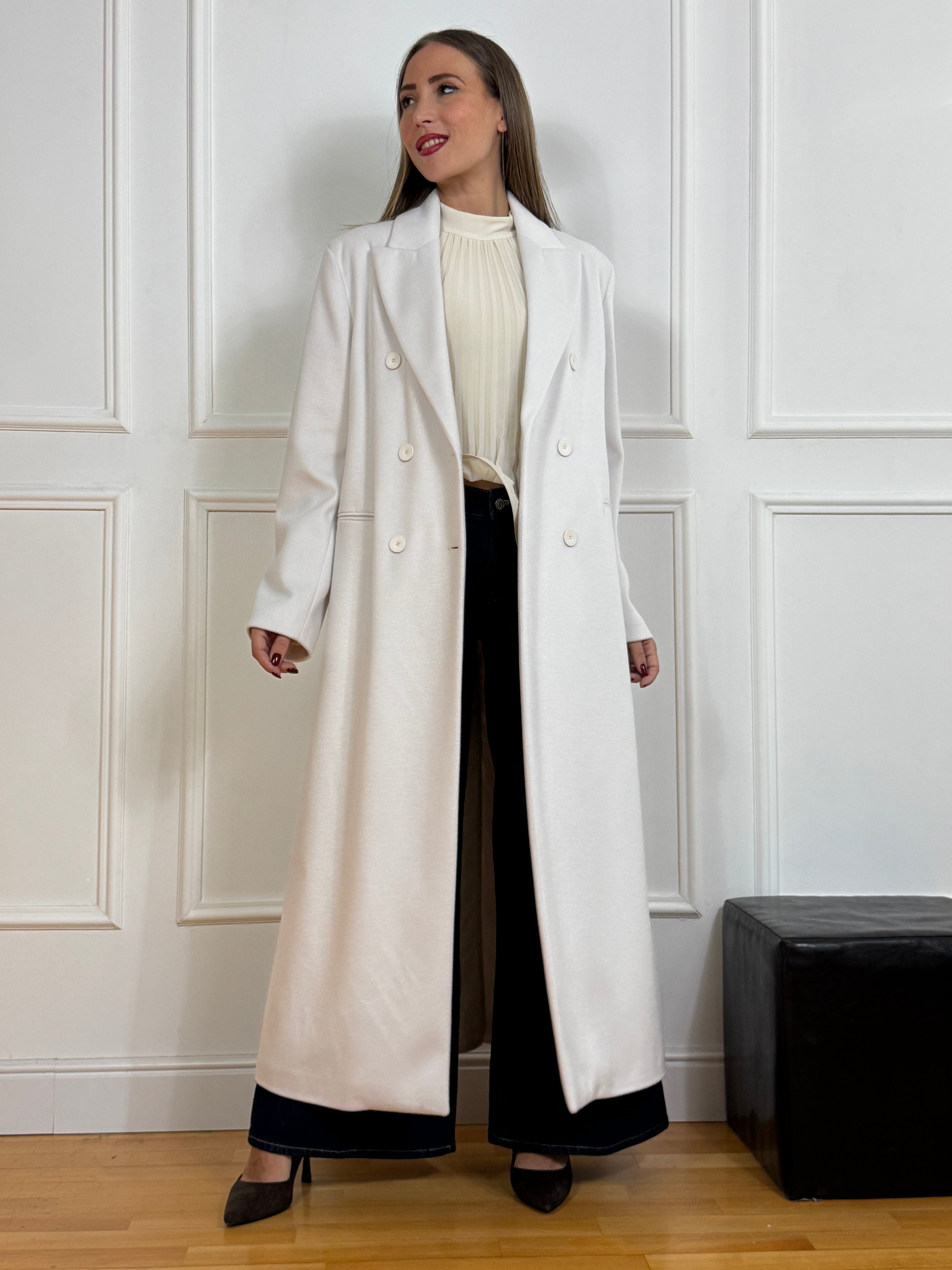 Cappotto lungo OVER doppiopetto PHILIA LOFT
