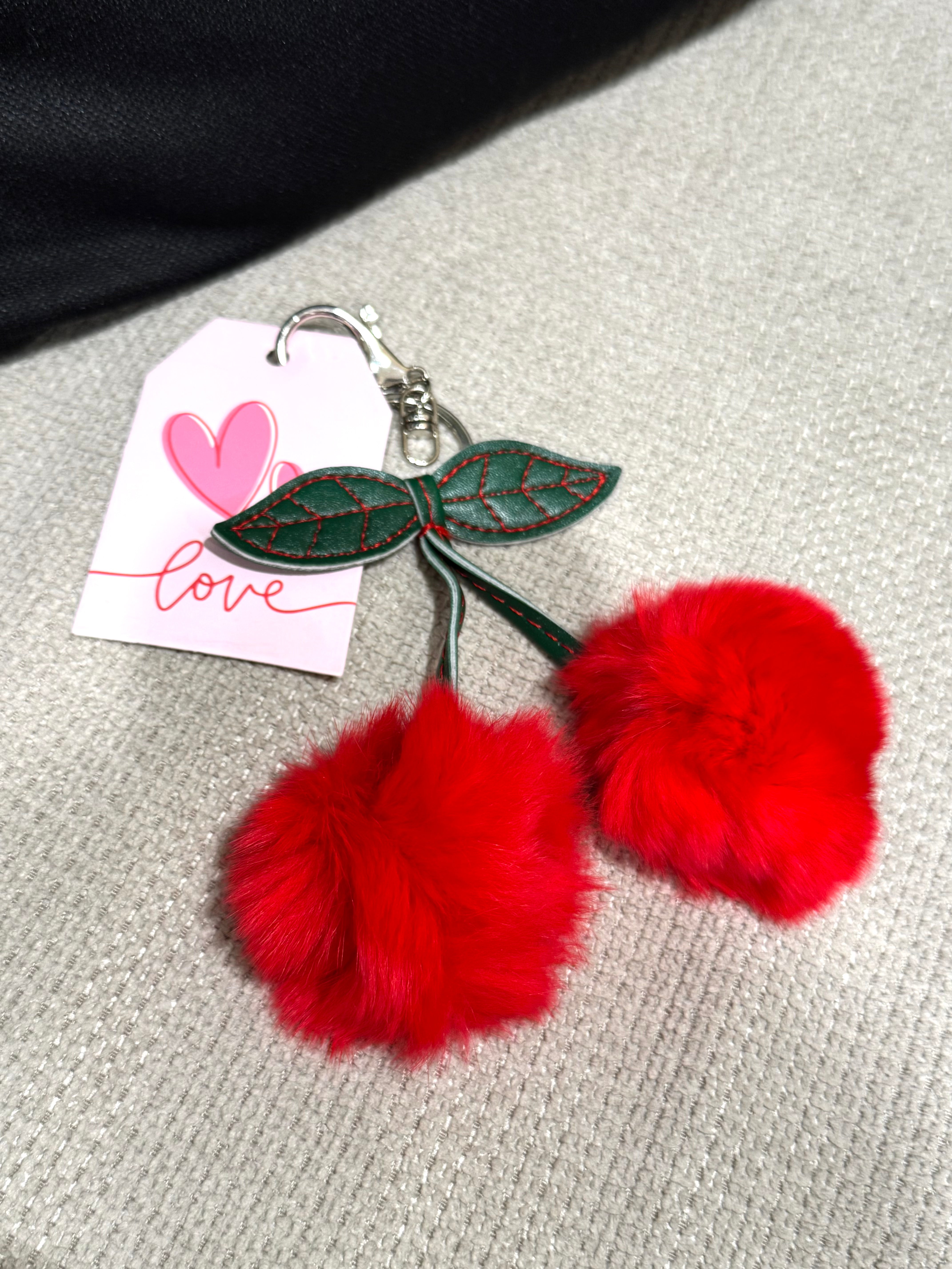 Portachiavi / Ciondolo per borsa  Ciliegia