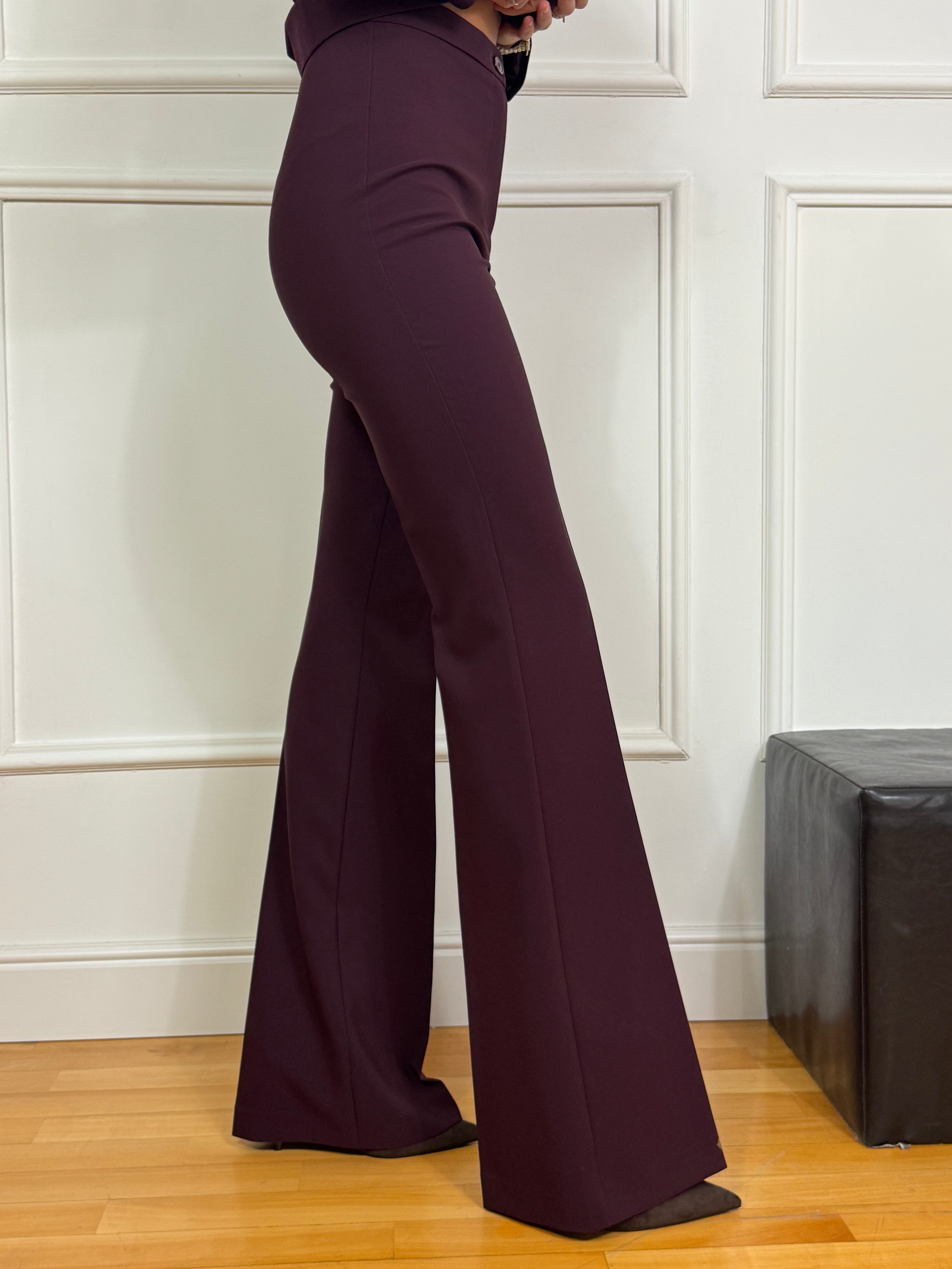 Completo tailleur Kikisix GIACCA DOPPIOPETTO BOTTONI ORO + PANTALONE ZAMPA