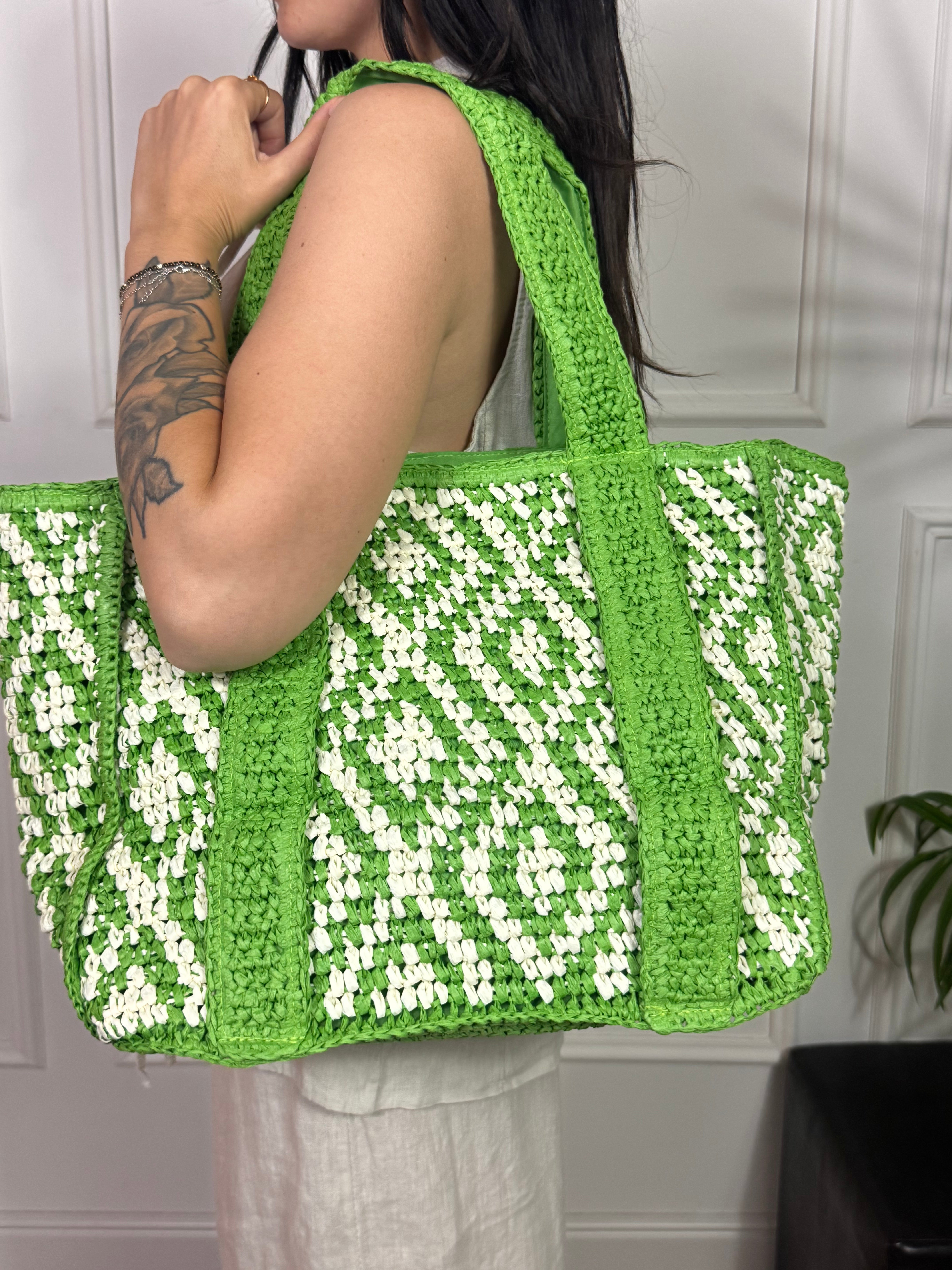 Borsa in raffia Victoria ILMH