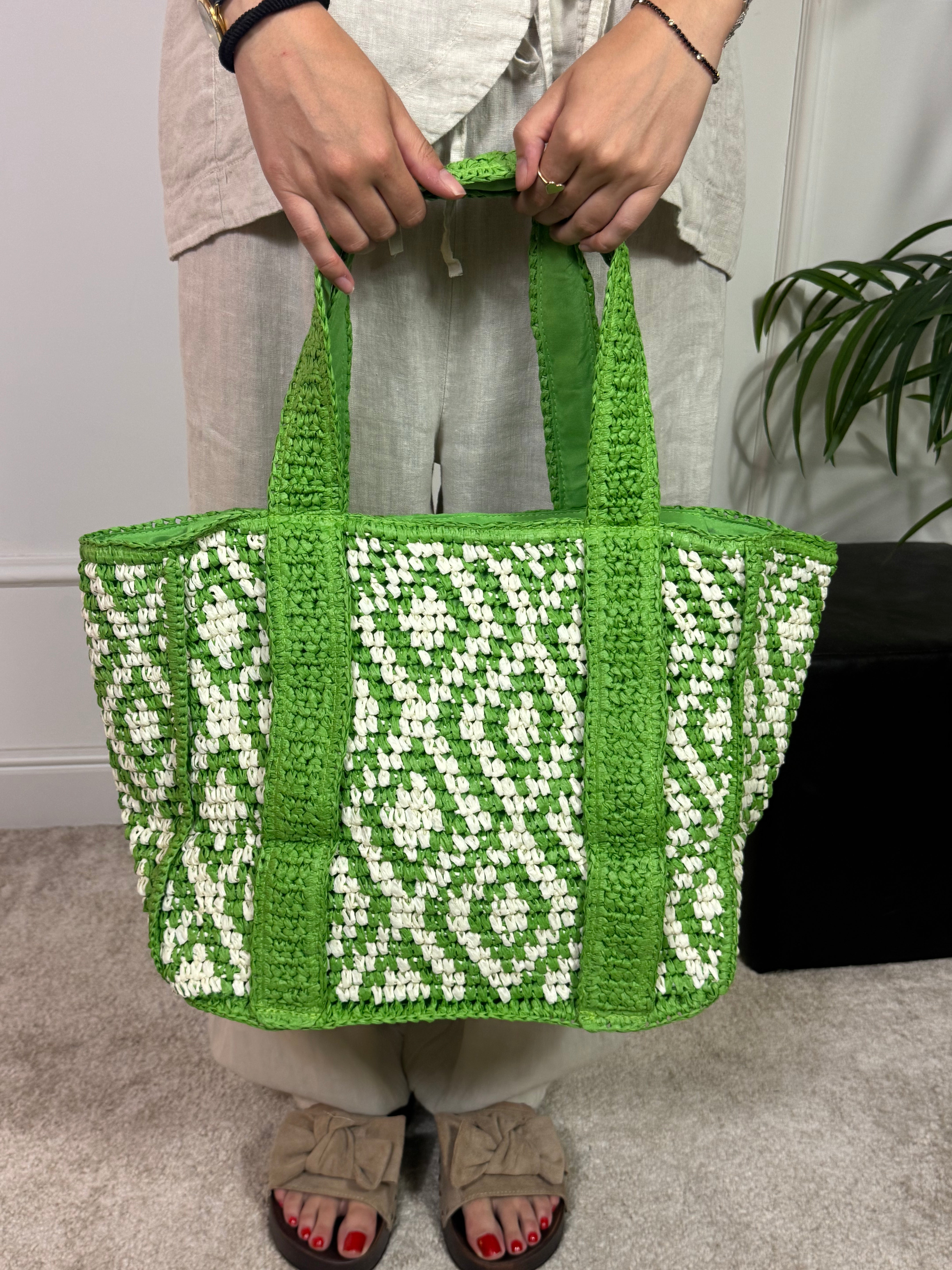 Borsa in raffia Victoria ILMH
