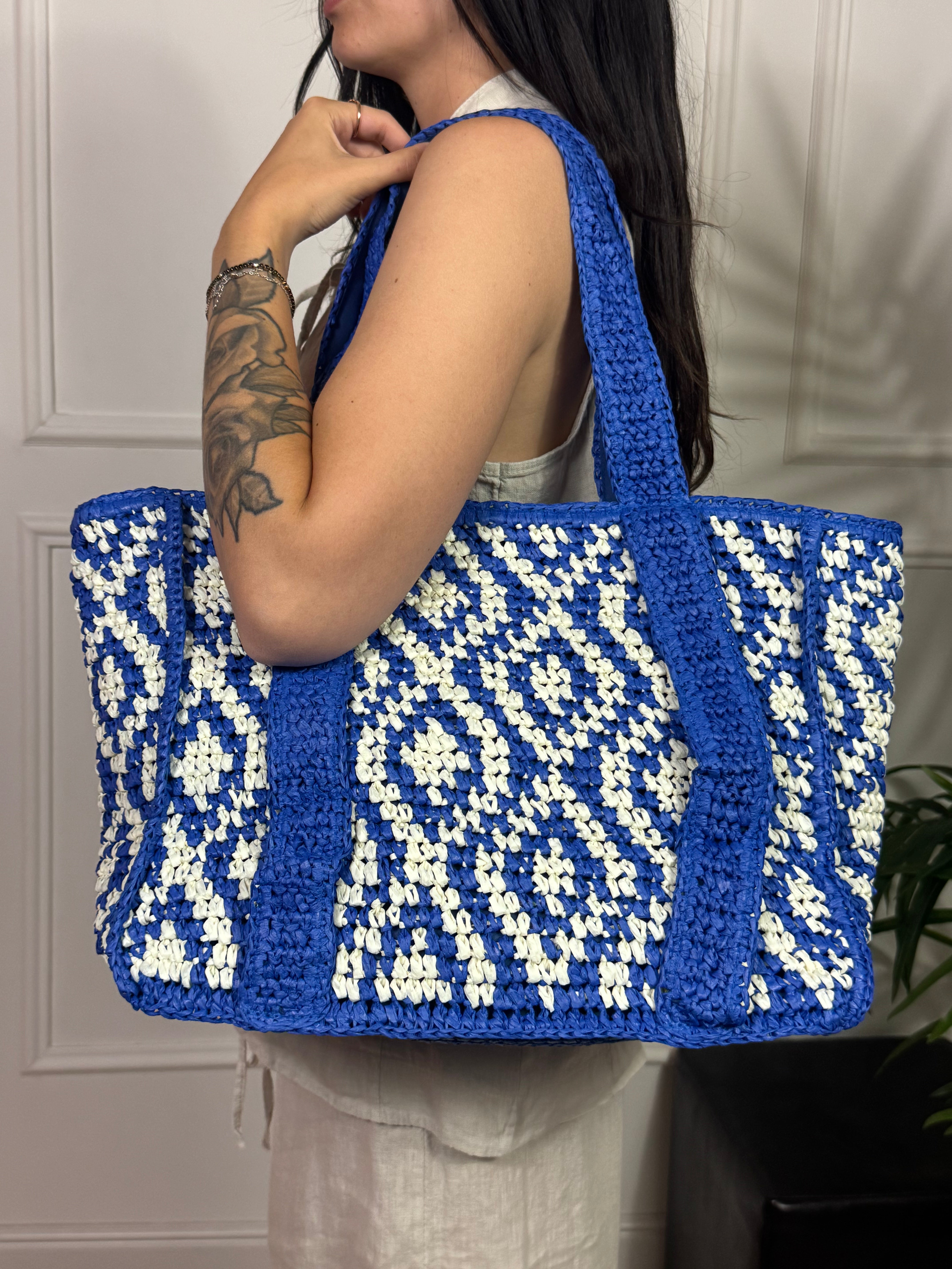 Borsa in raffia Victoria ILMH