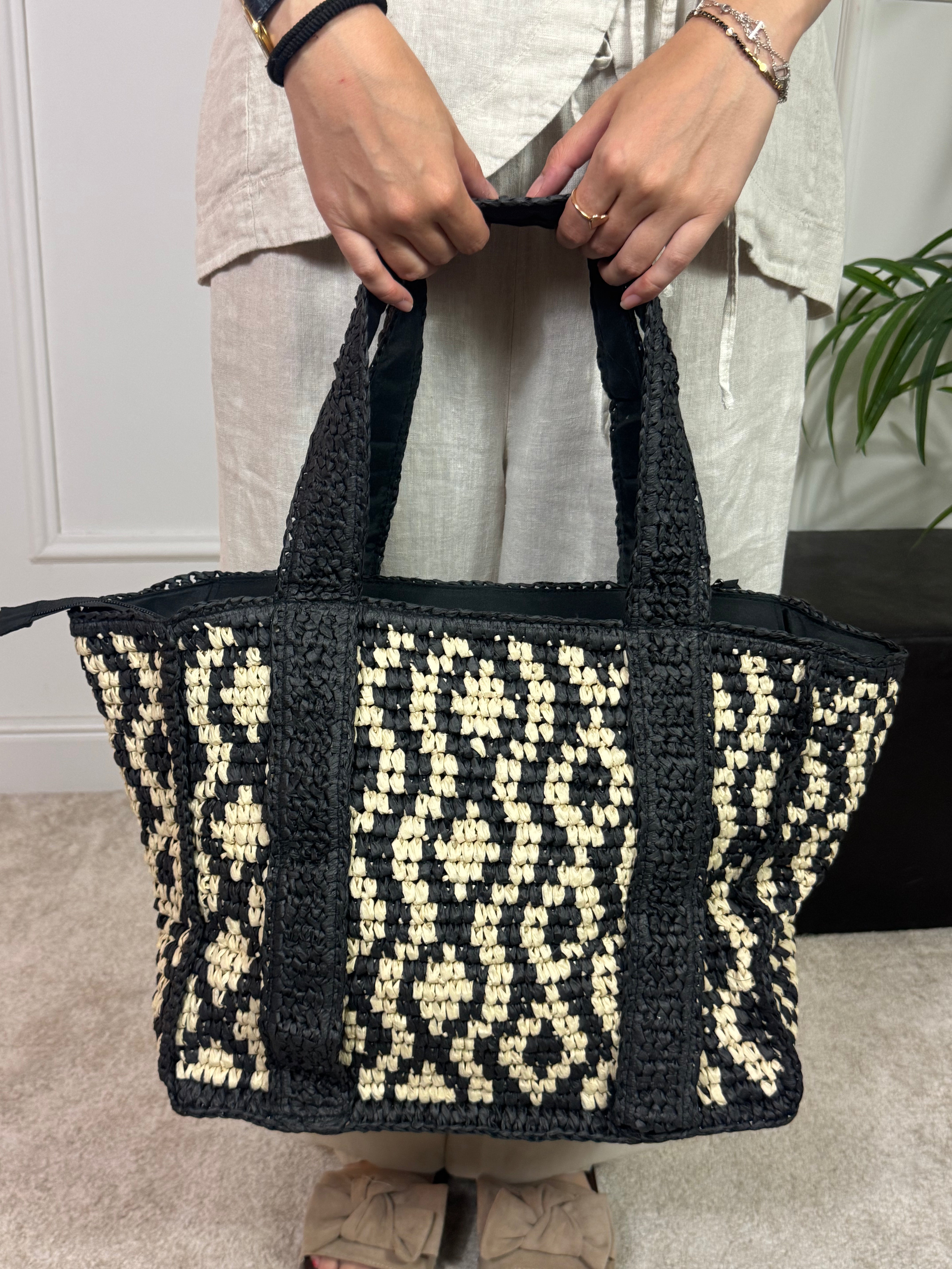 Borsa in raffia Victoria ILMH