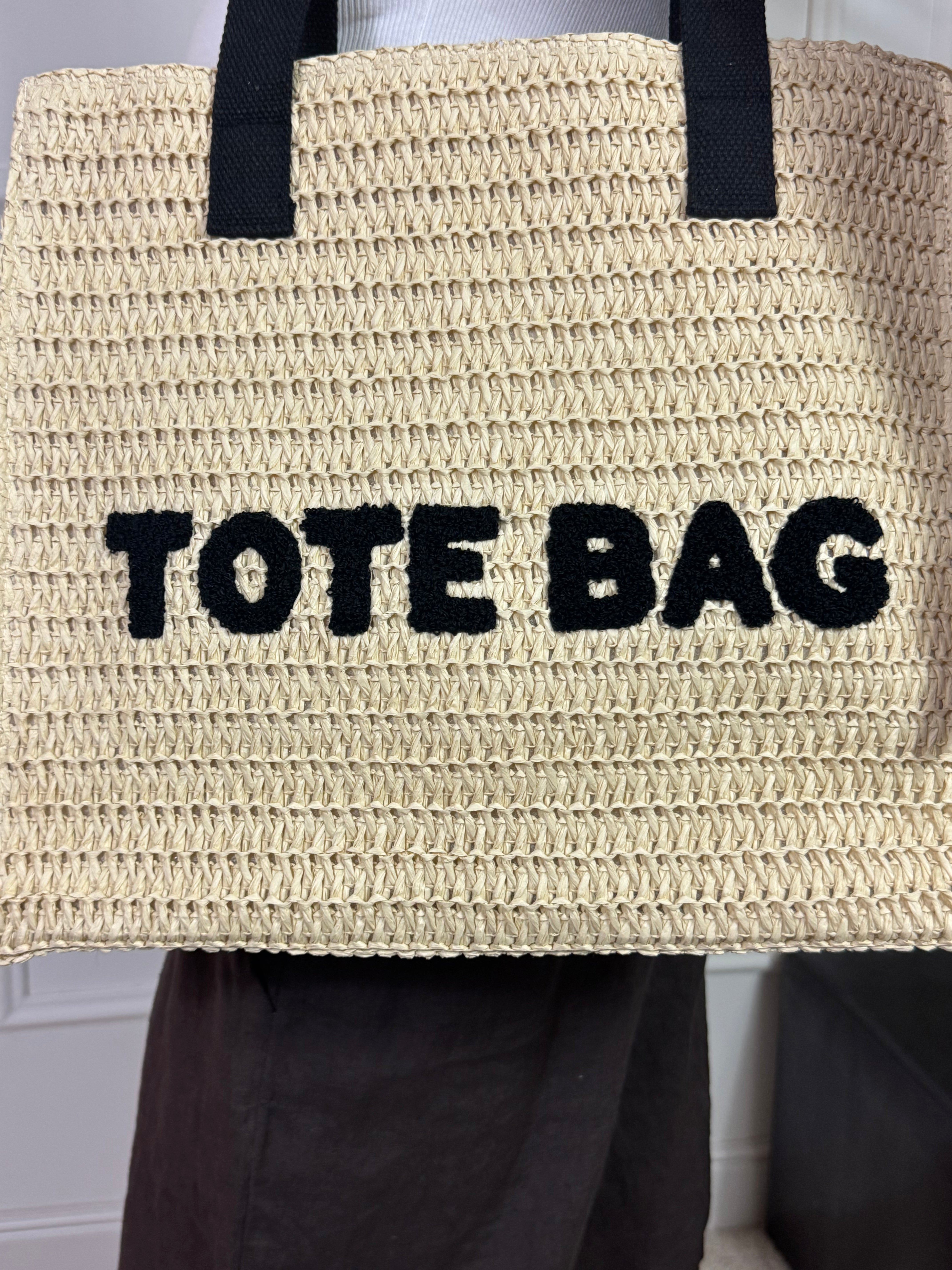 Borsa in raffia Victoria ILMH TOTE BAG