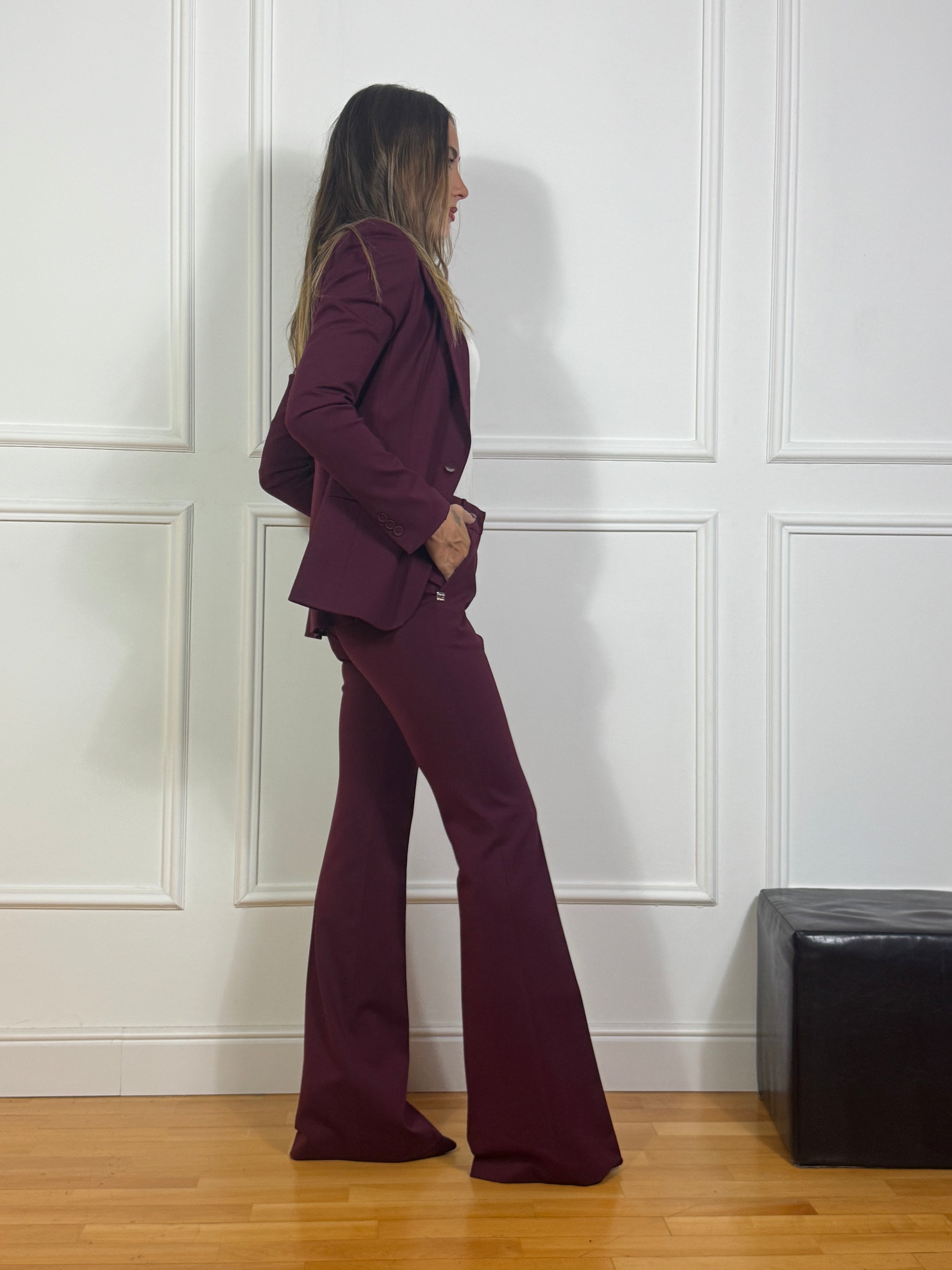 Pantalone in punto Milano Manila Grace FLARED