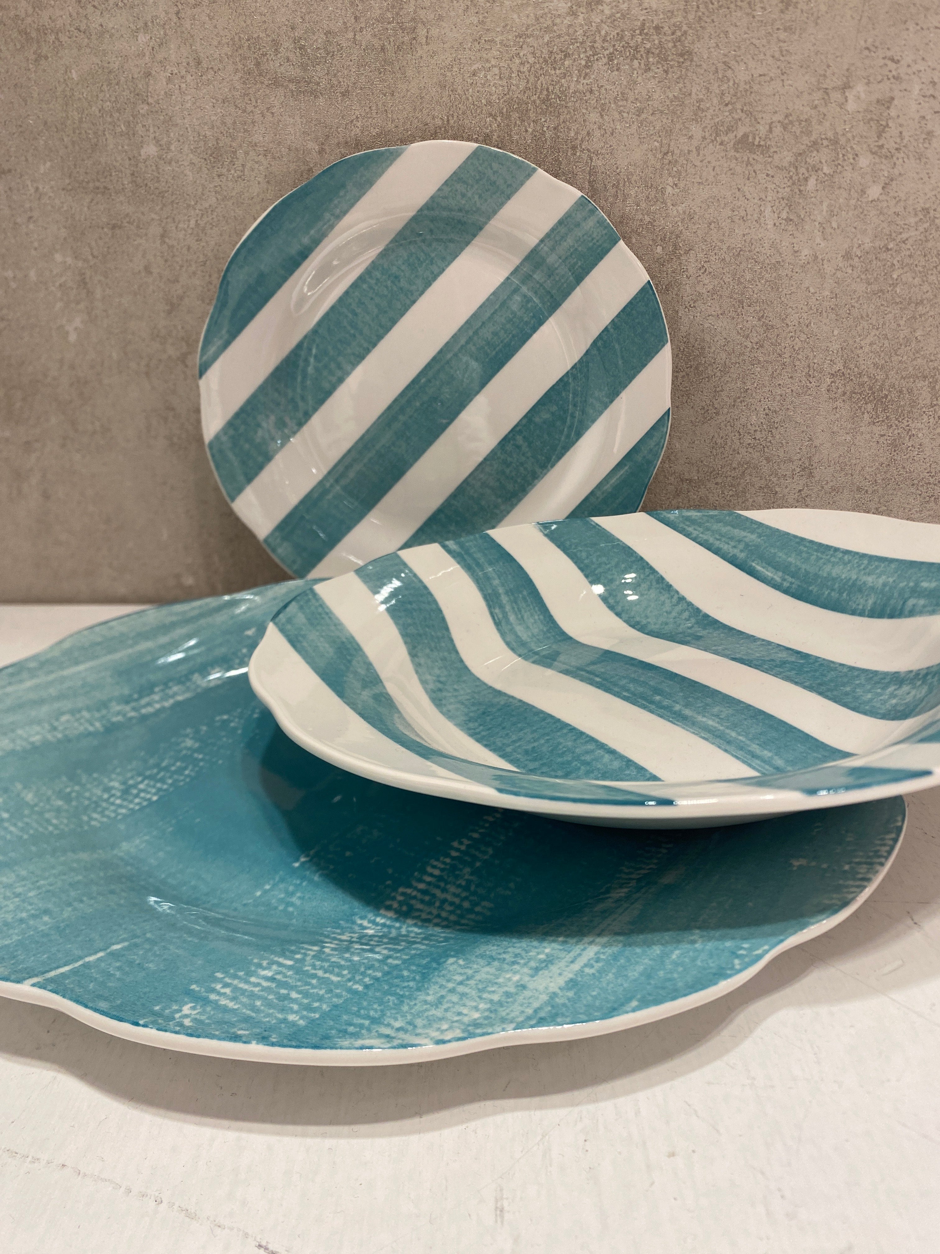 Piatti set 18pz STRIPES