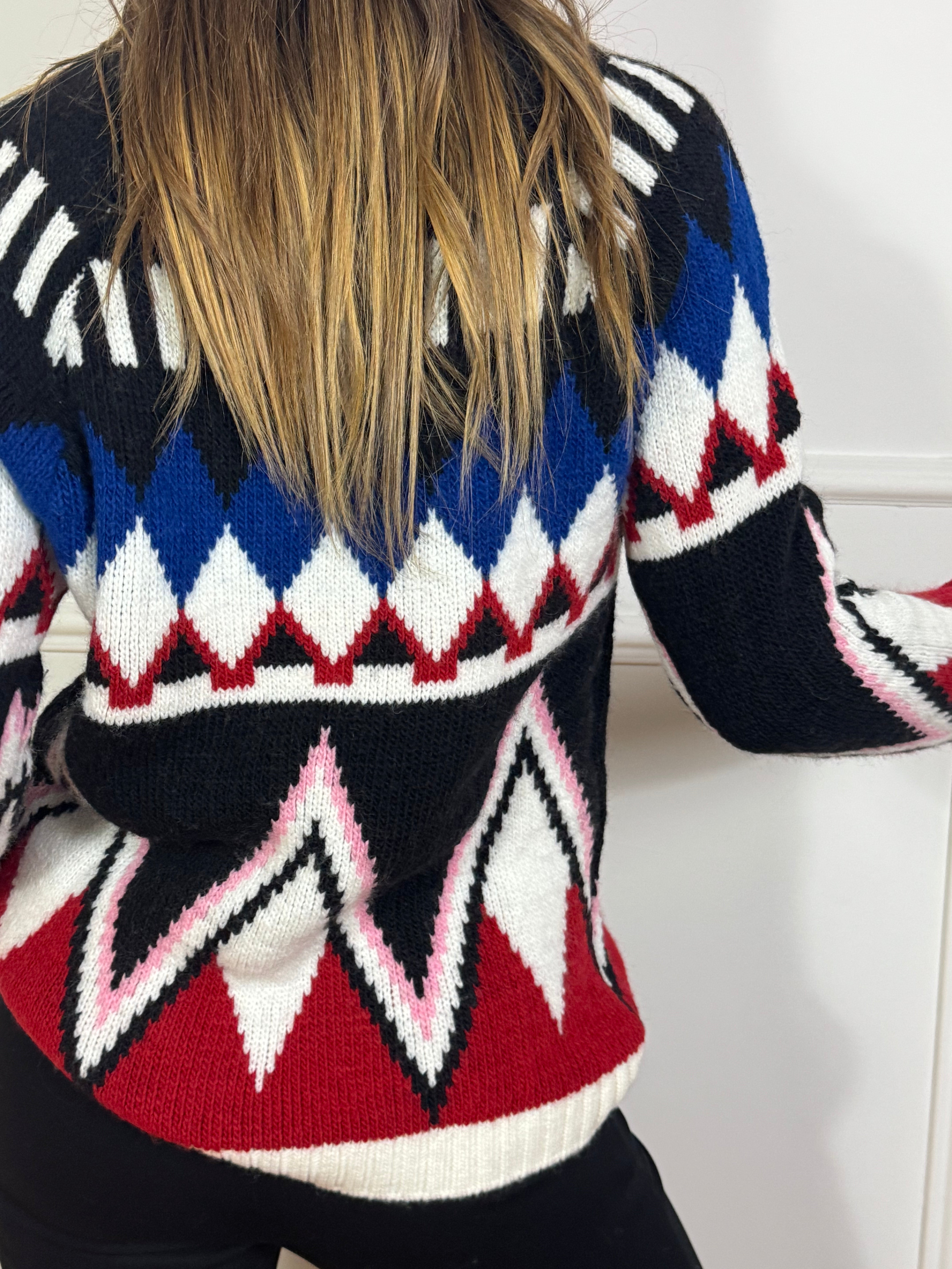 Maglia pullover The Loom Archive fantasia etnica