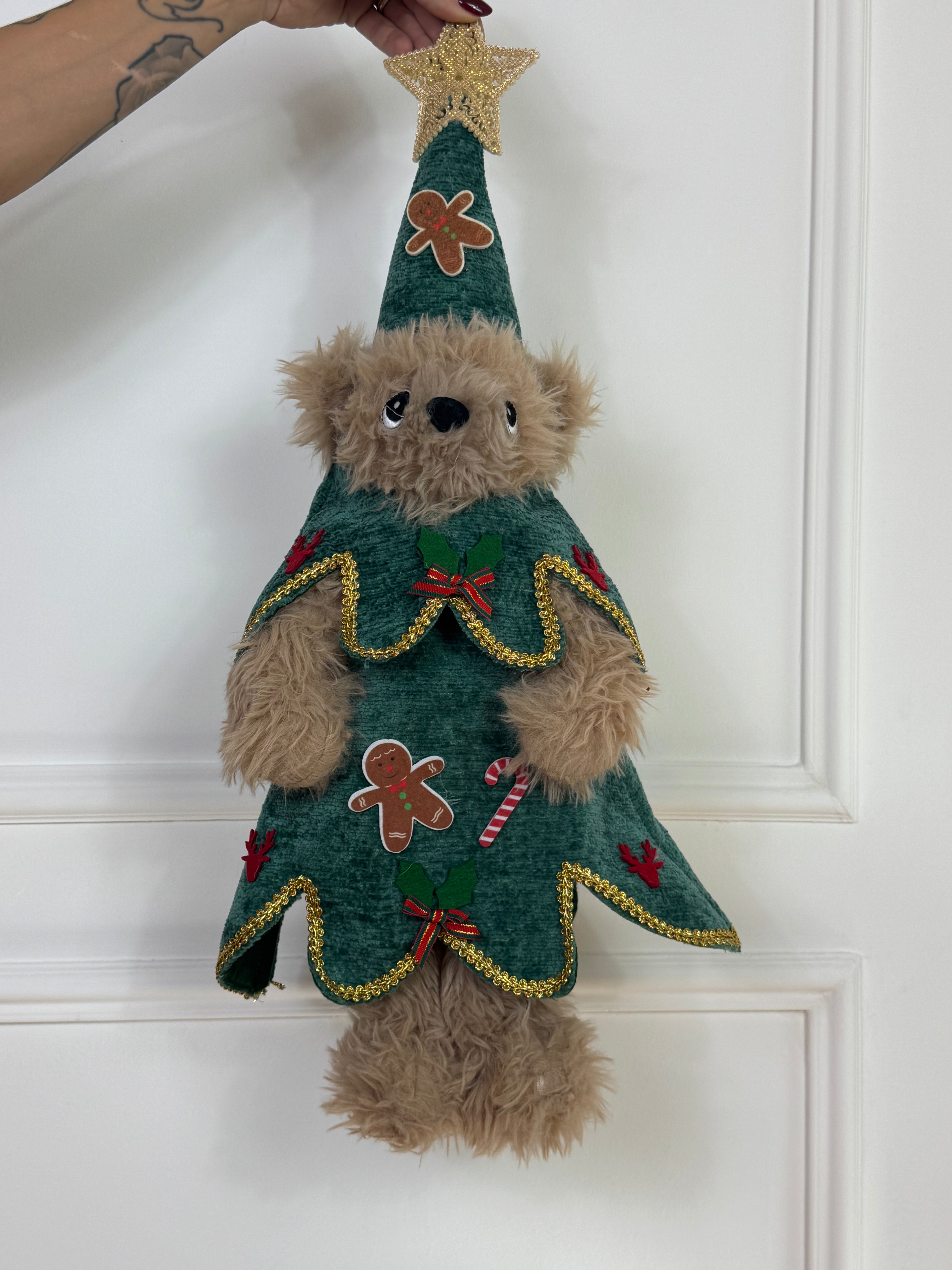 Orsetto Natale BRILLO - GRANDE - 60 cm