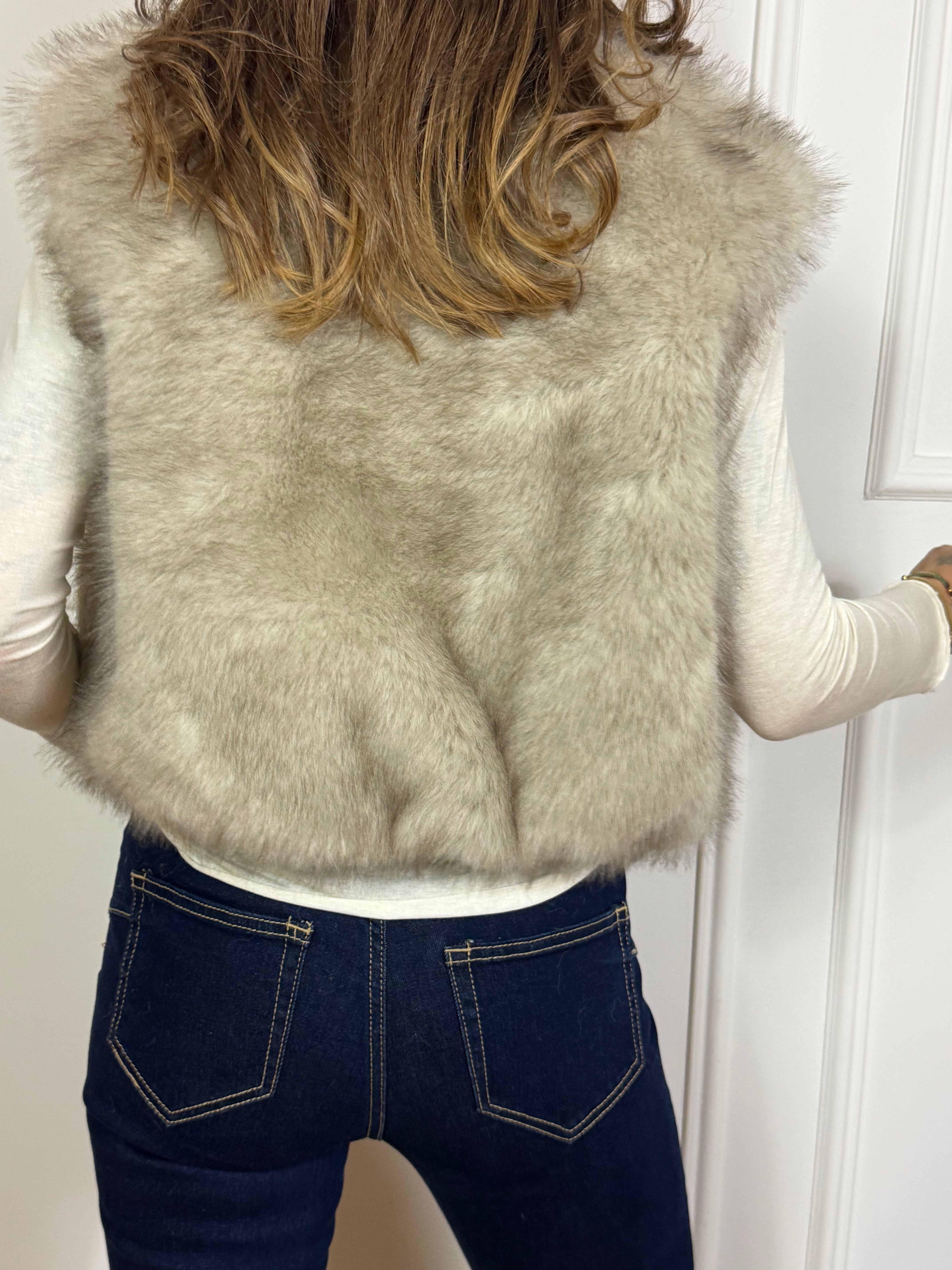 Ecopelliccia SMANICATA Victoria ILMH - SENZA CAPPUCCIO