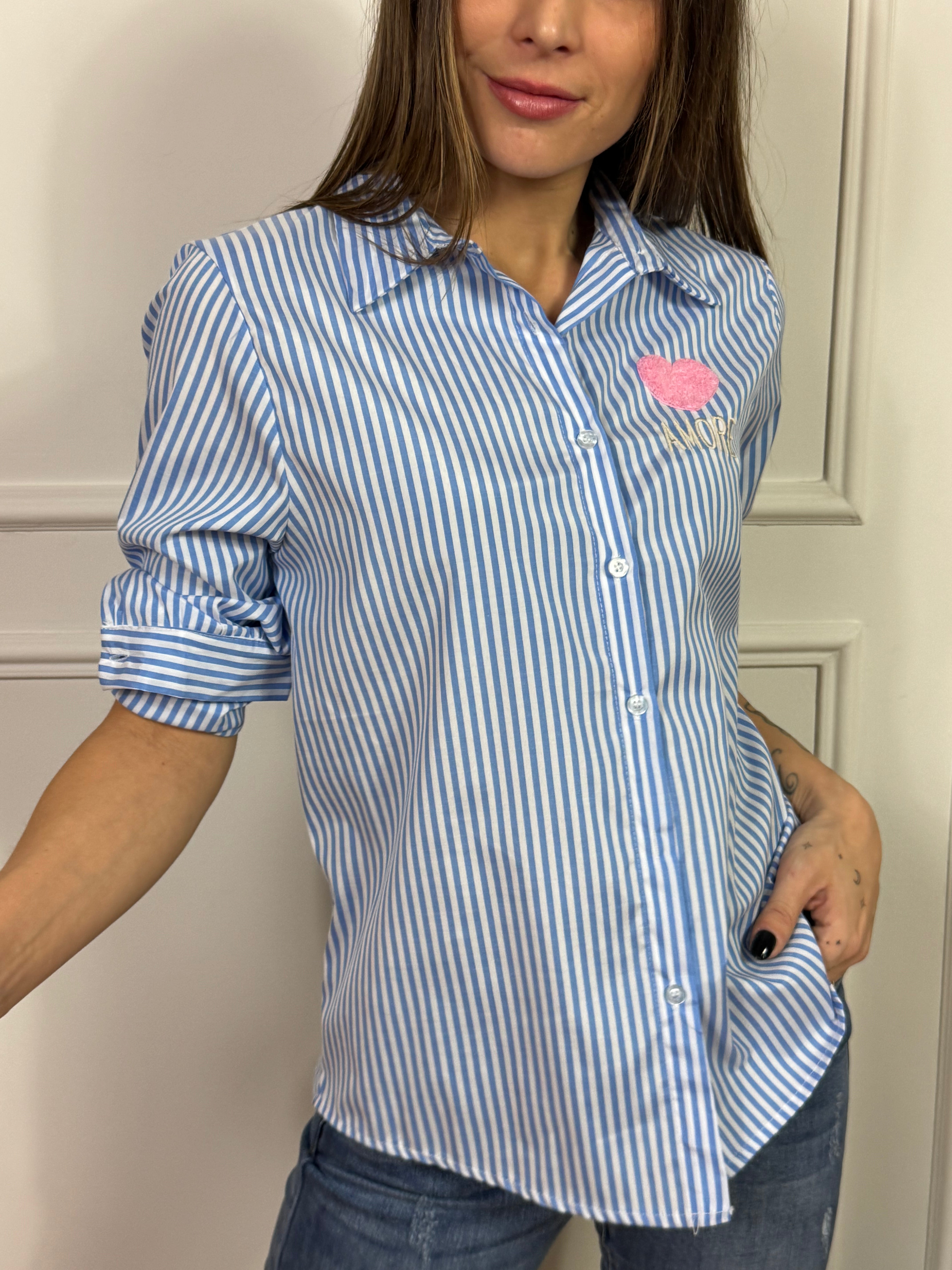 Camicia gessata Amore Victoria ILMH