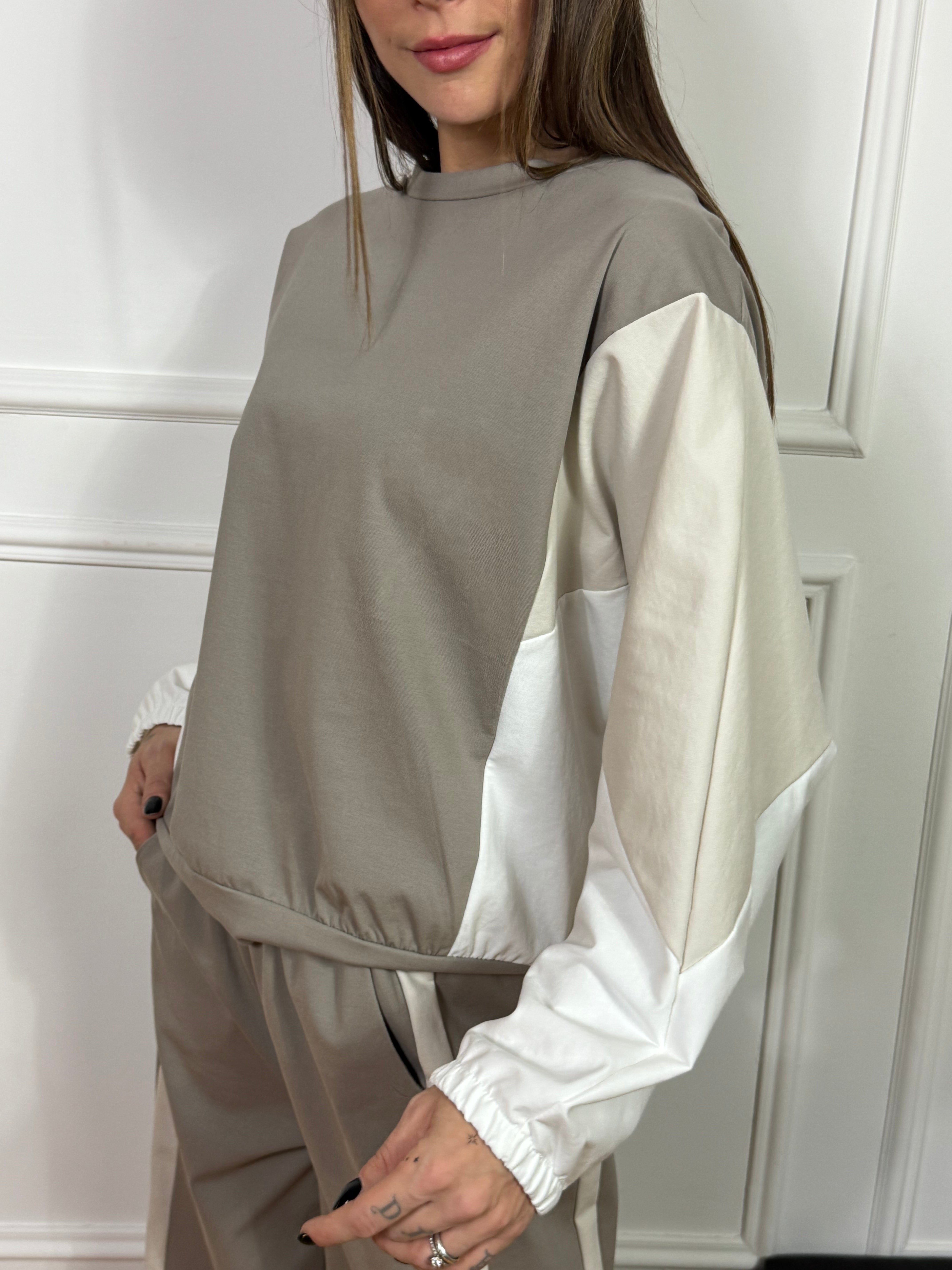 Felpa Geometrica VICTORIA  ILMH