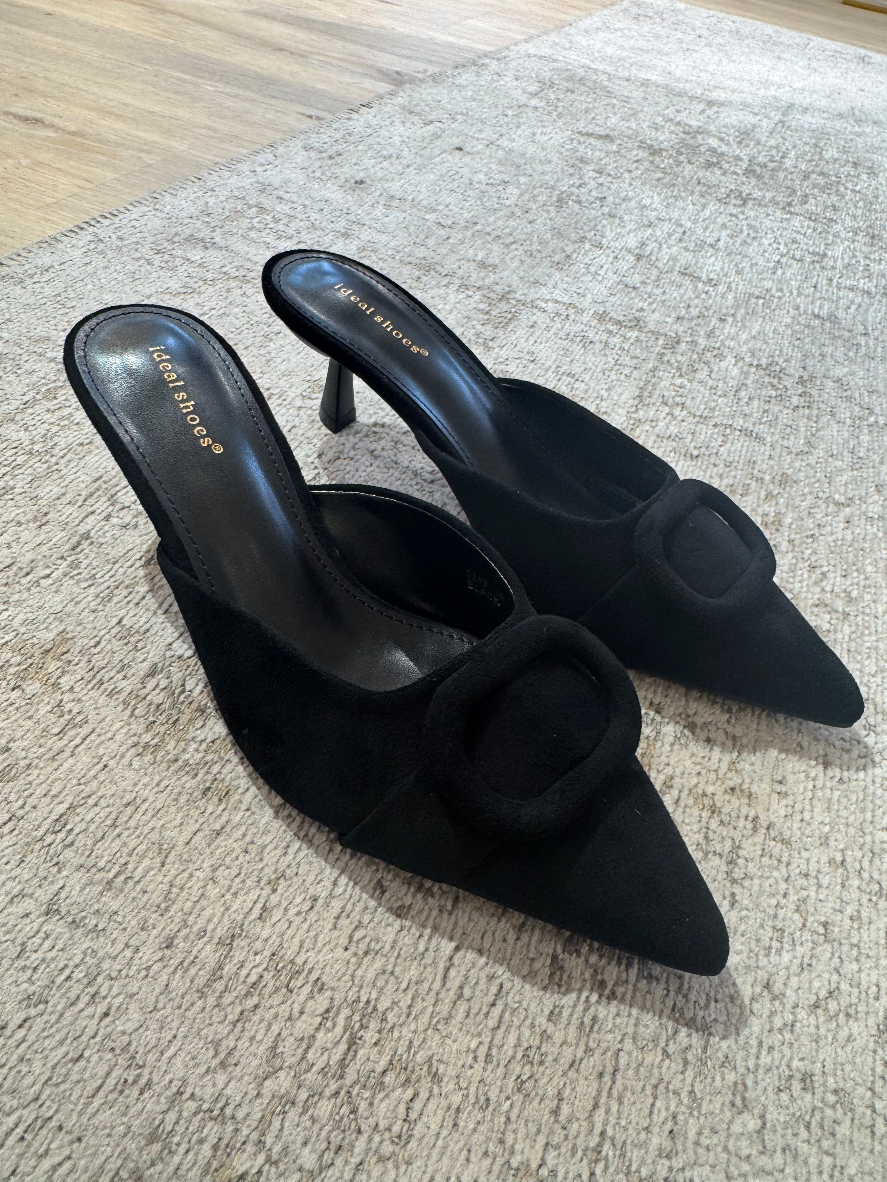 Scarpa  SABOT in ecopelle effetto scamosciato