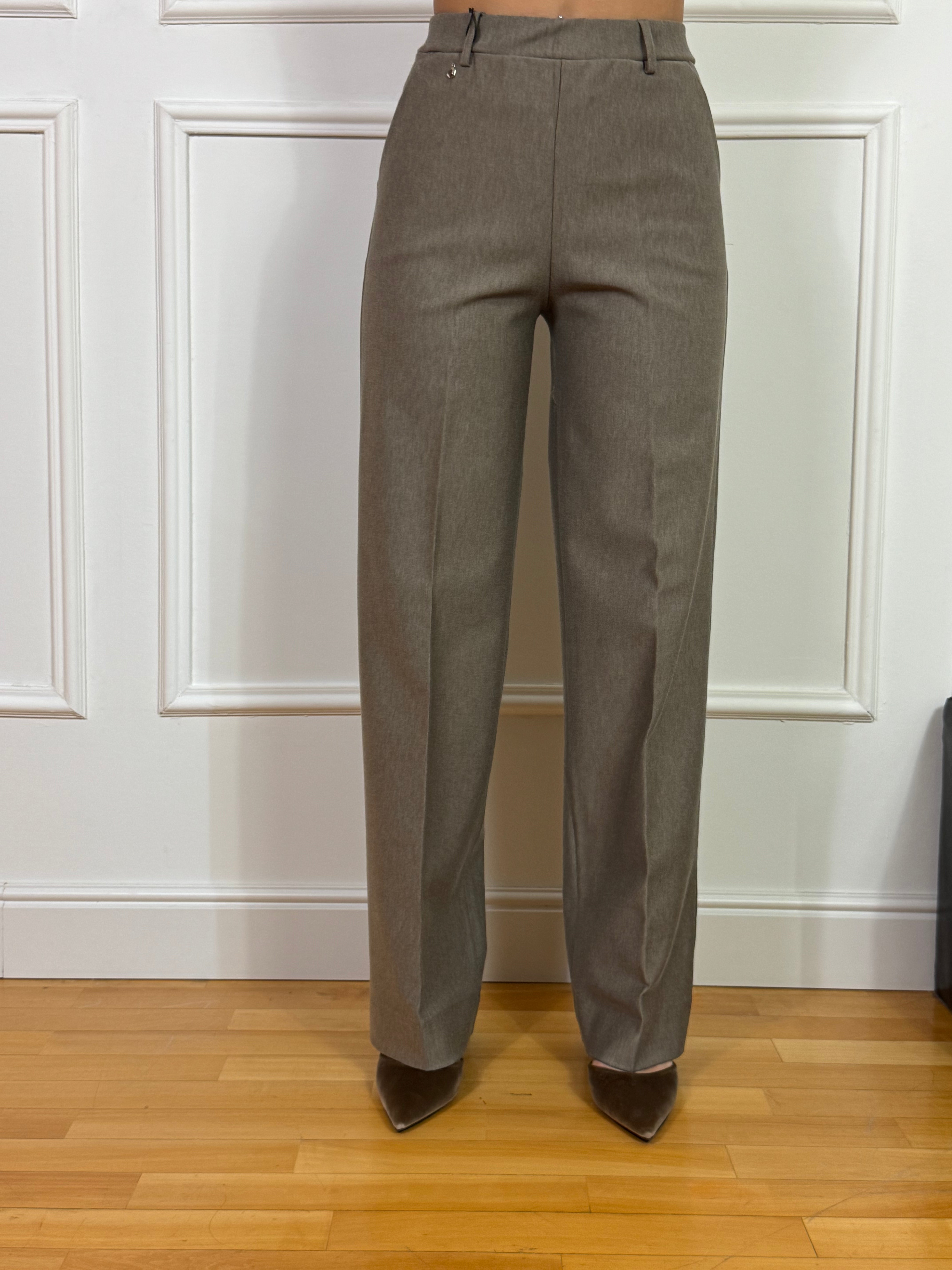 Pantalone PALAZZO WITH POCKETS Ragno TINTA UNITA