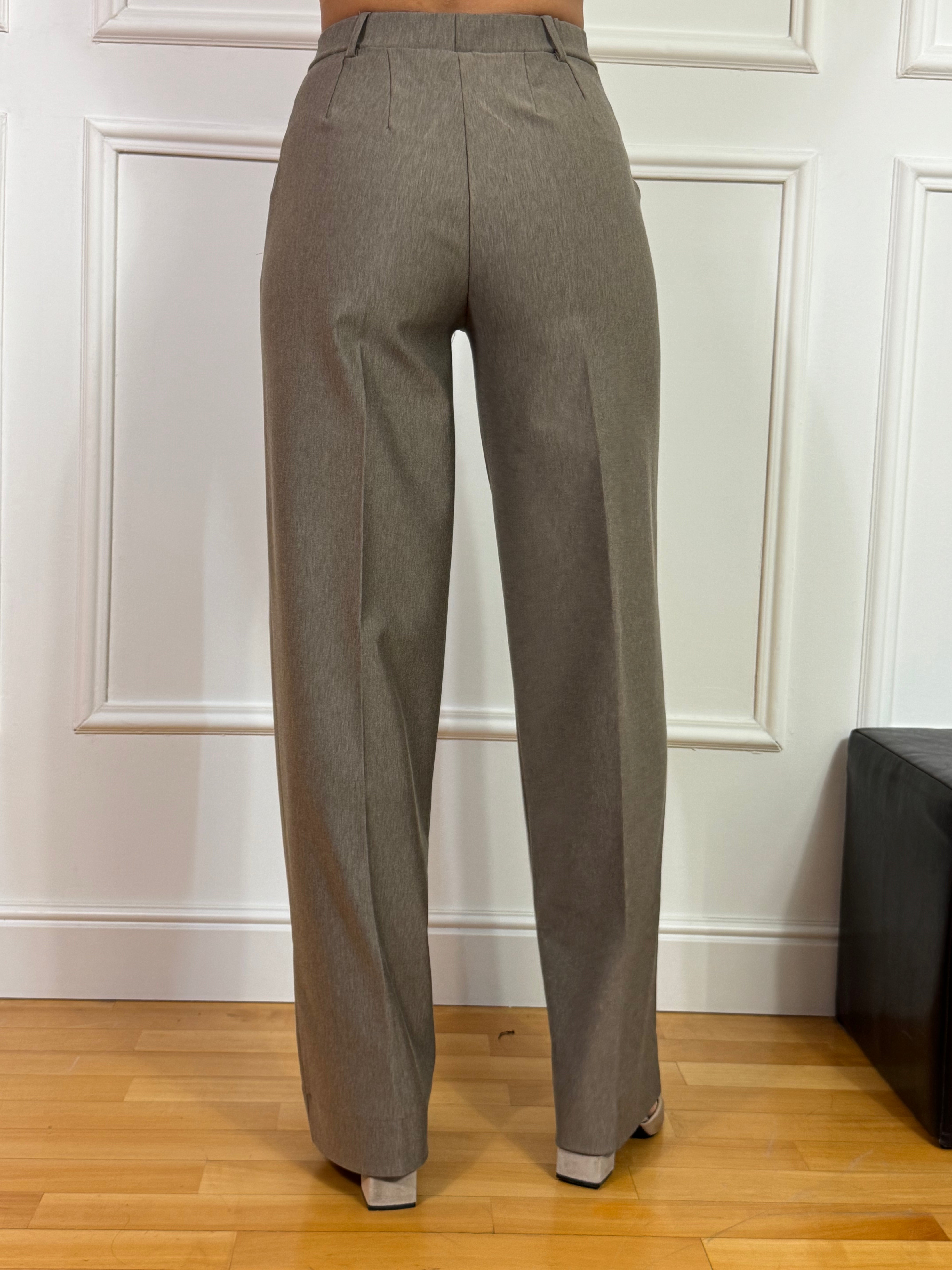 Pantalone PALAZZO WITH POCKETS Ragno TINTA UNITA