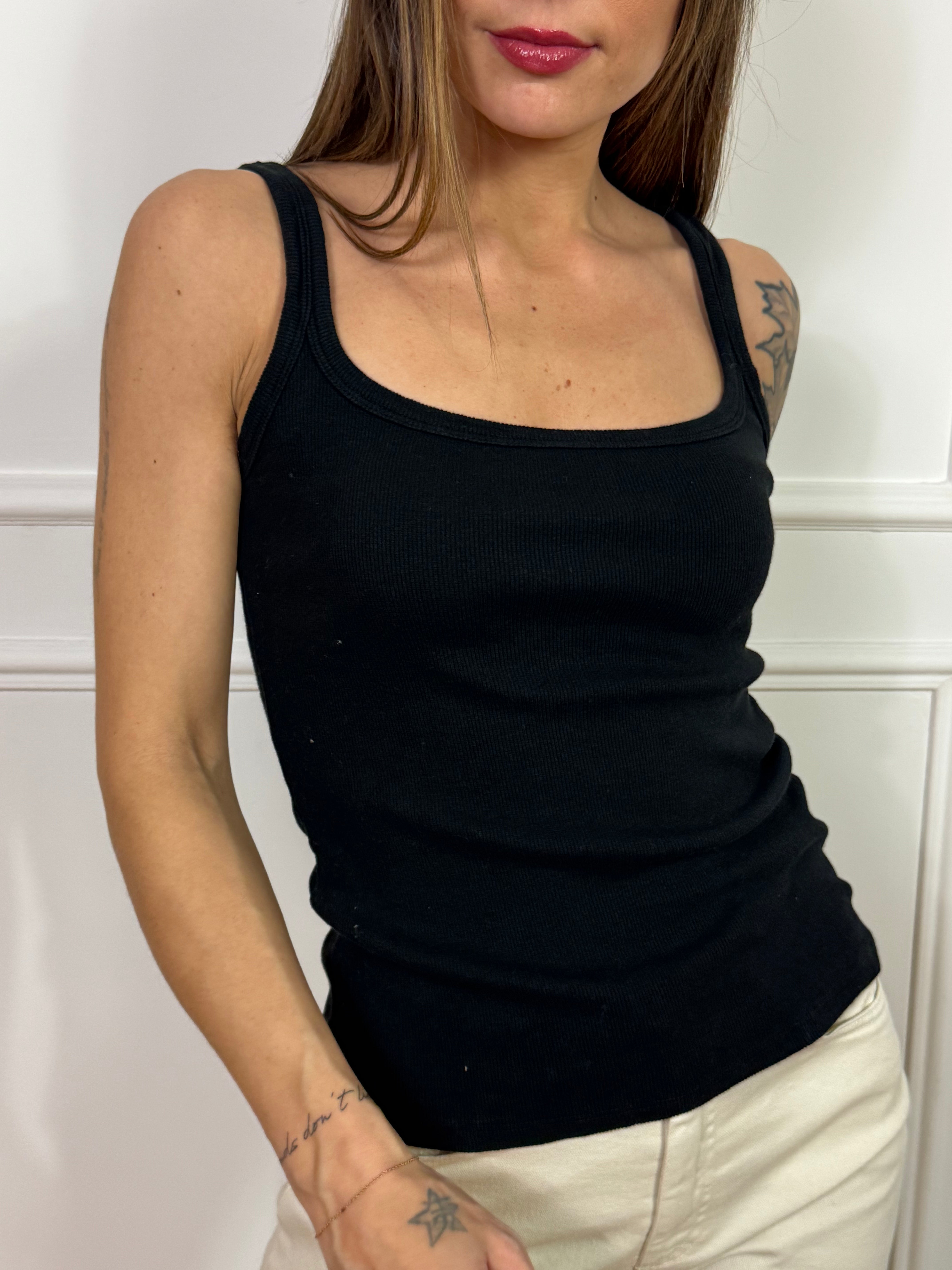 Canotta costina Have one SCOLLO QUADRATO