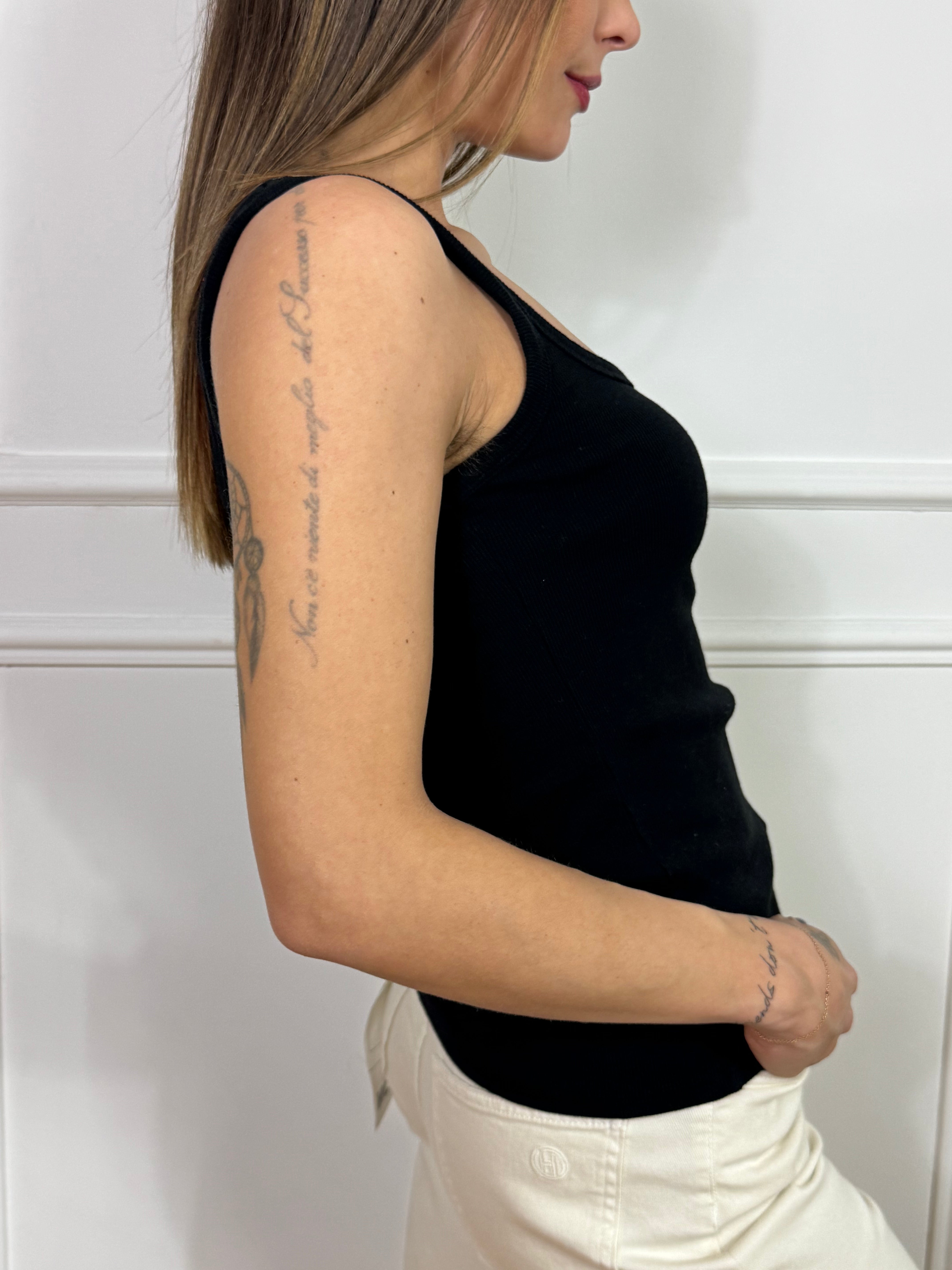 Canotta costina Have one SCOLLO QUADRATO