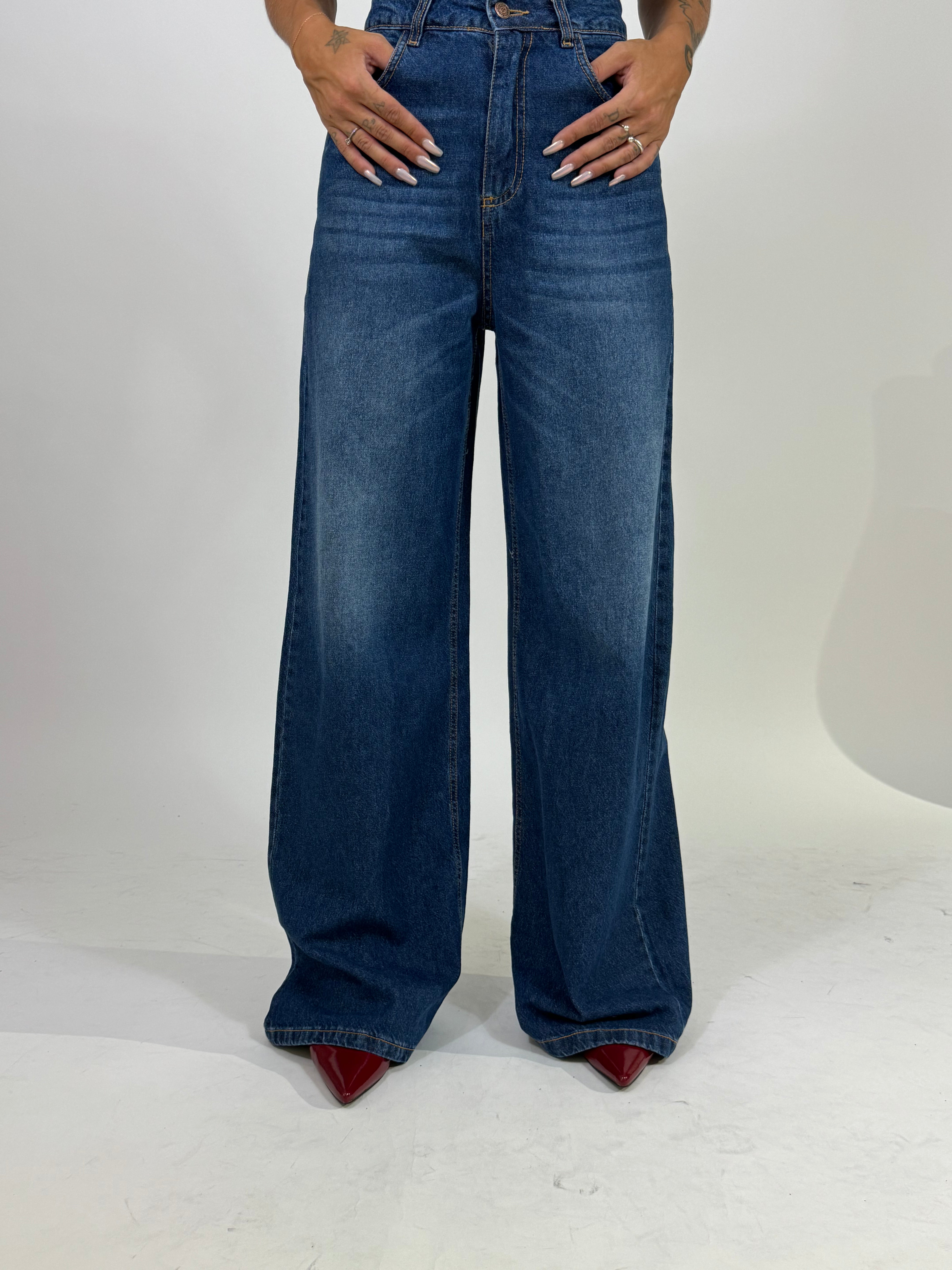 Jeans a palazzo Kikisix denim BASIC