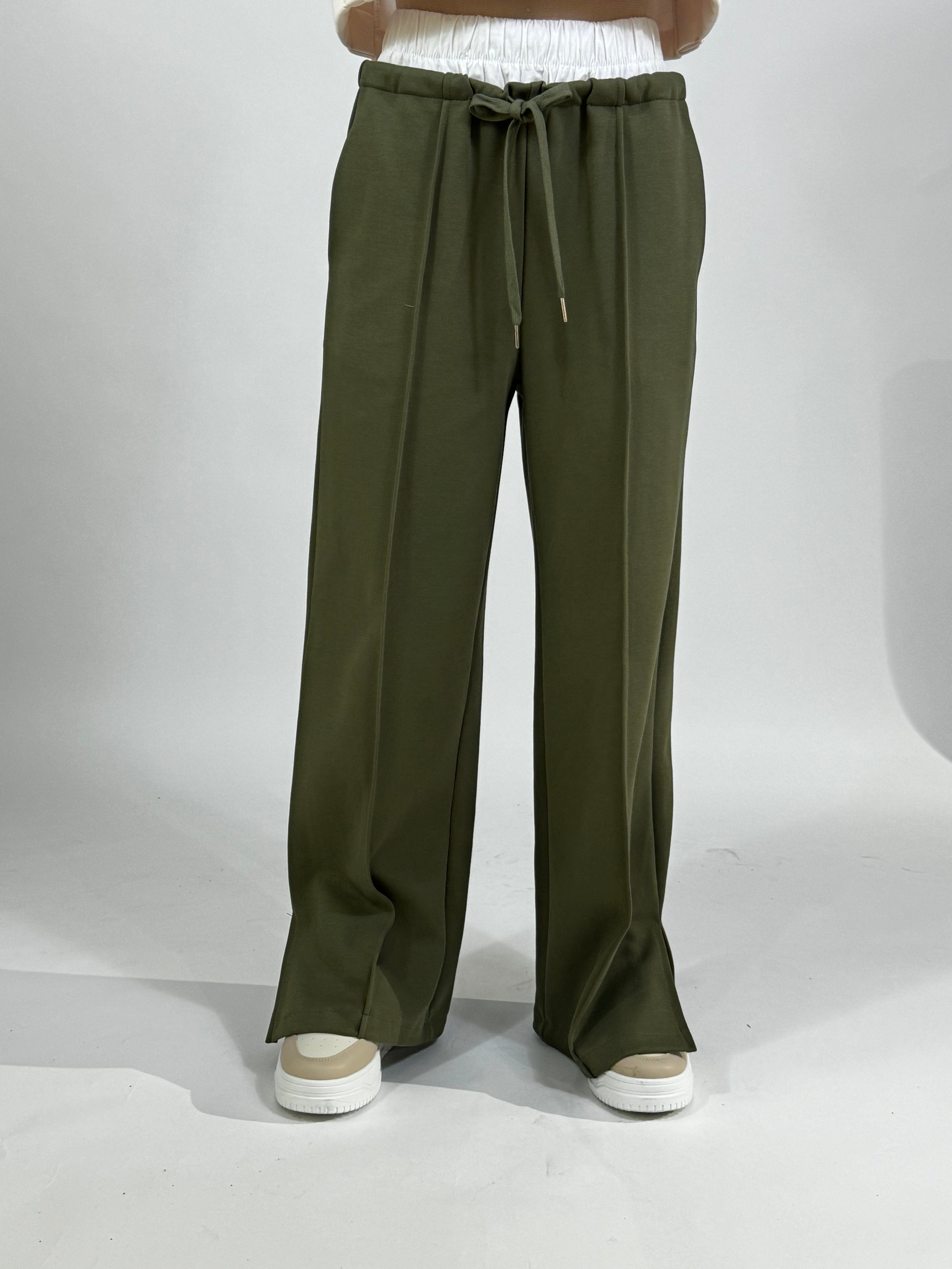 Pantalone di felpa underwear Victoria ILMH con coulisse e cucitura in rilievo