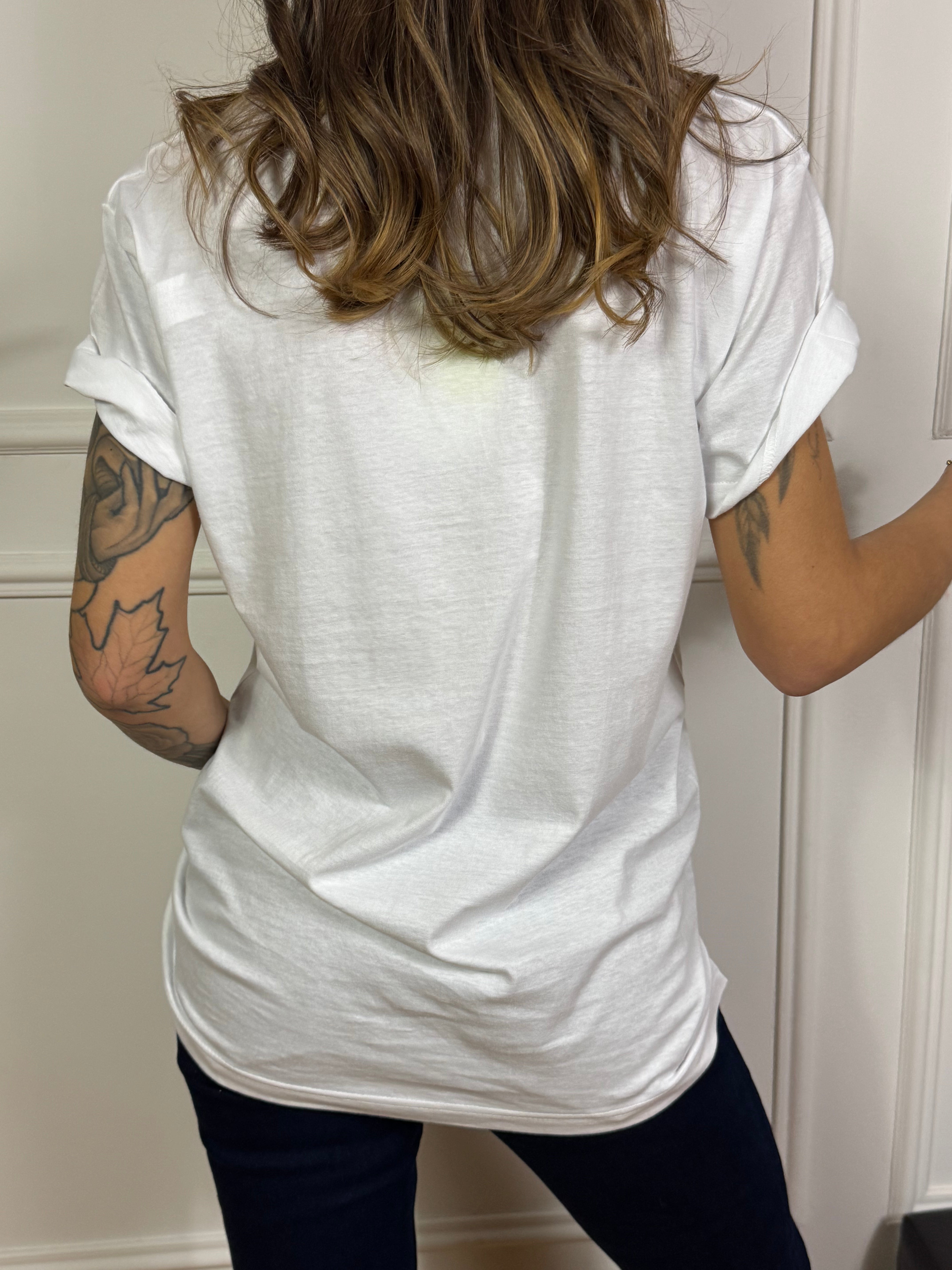 T-shirt con stampa Susy Mix CANE BASSOTTO RENNA NATALE