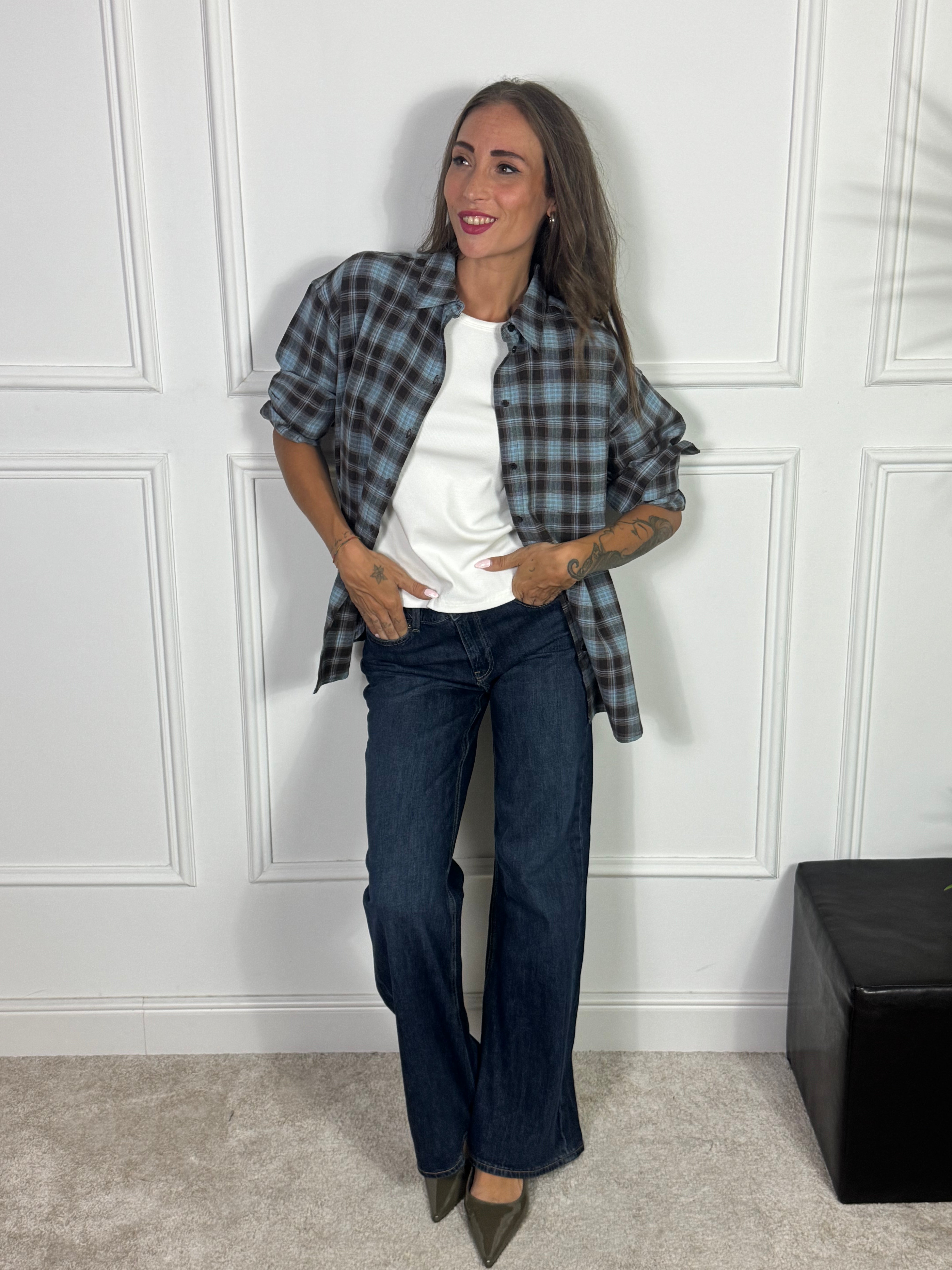 Jeans JJXX modello ROME FLARED - BLUE DENIM