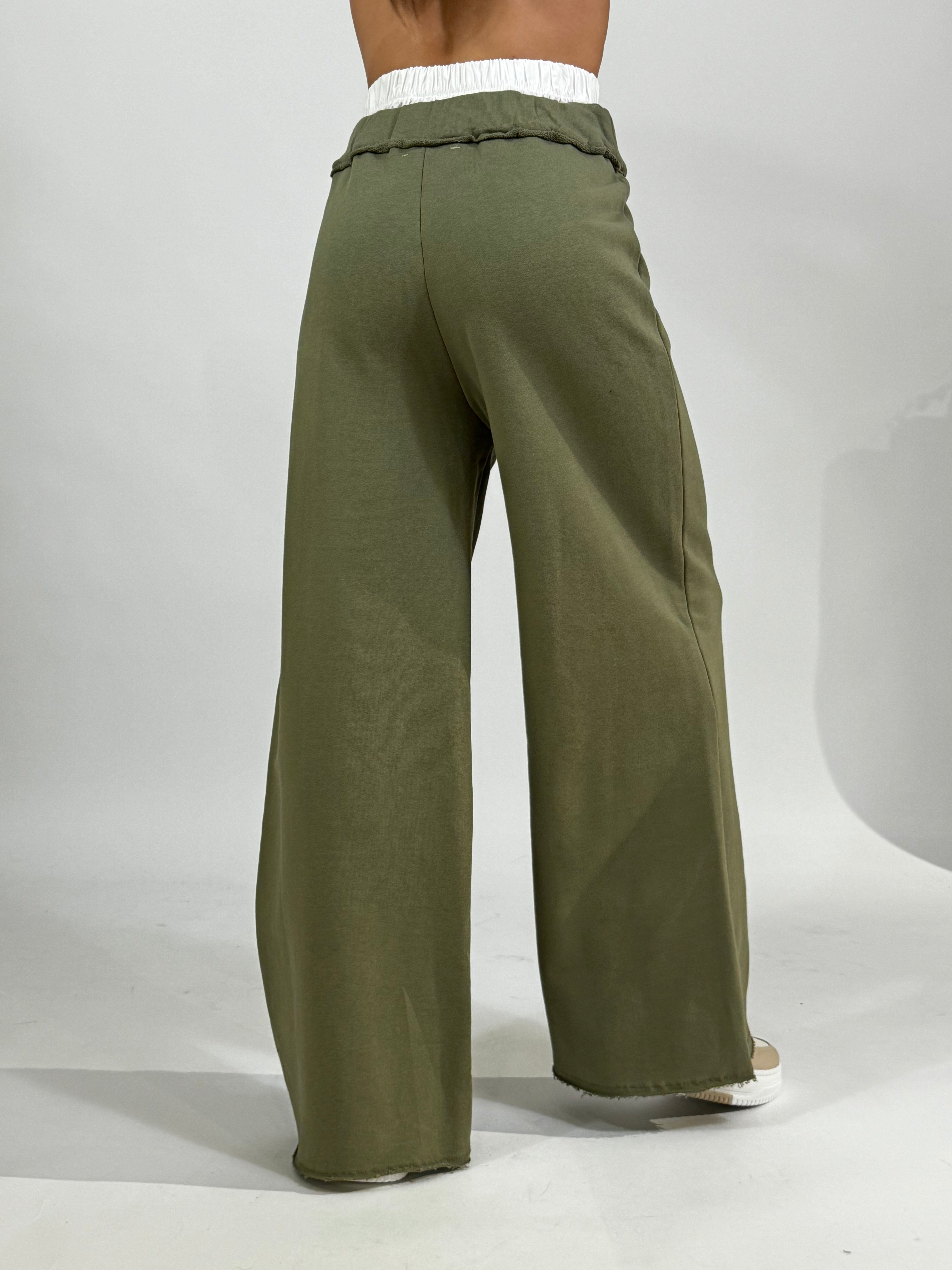 Pantalone di felpa garzata effetto underwear Victoria ILMH