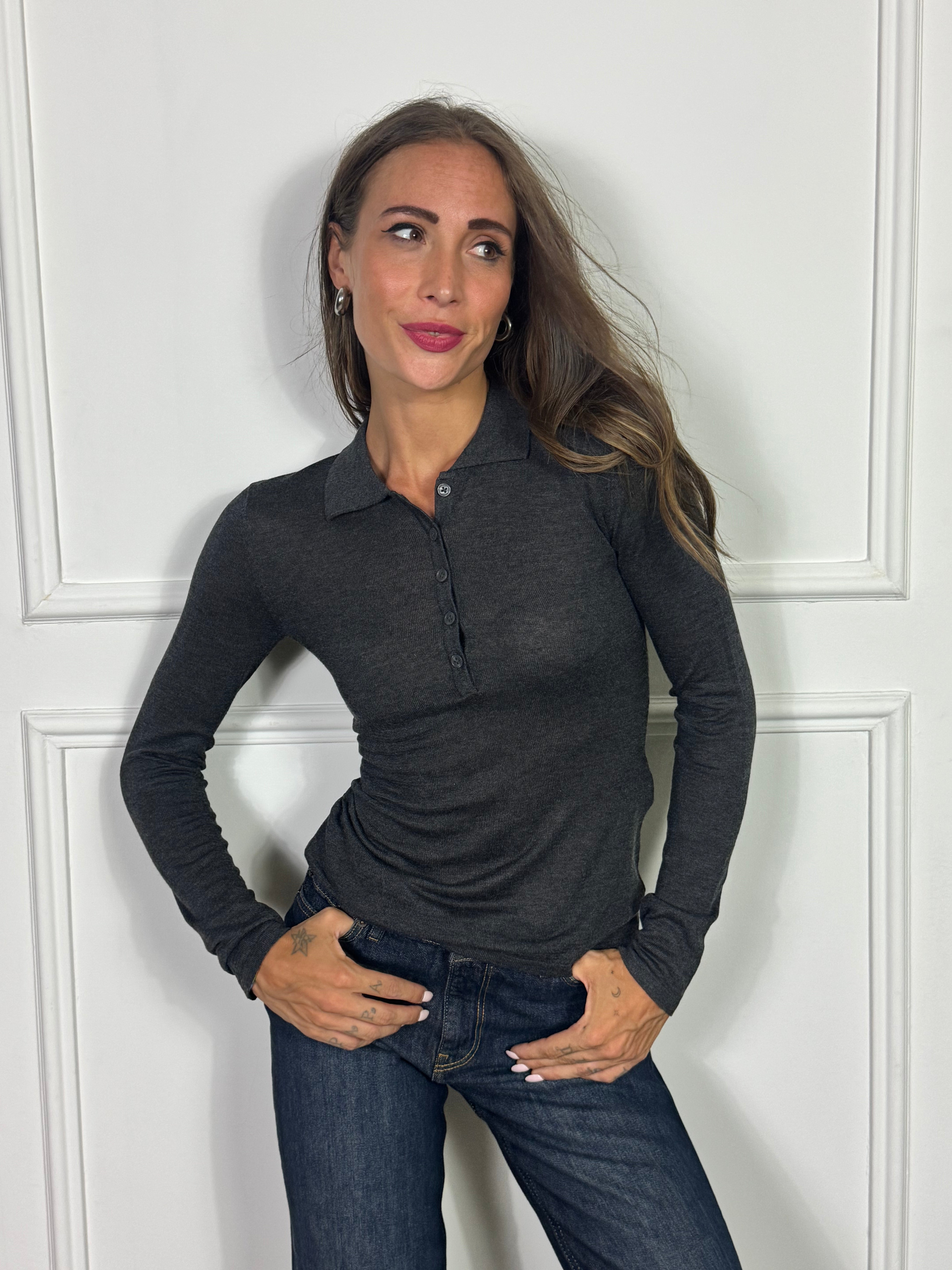 Maglia manica lunga POLO JJXX ALBERTE POLO