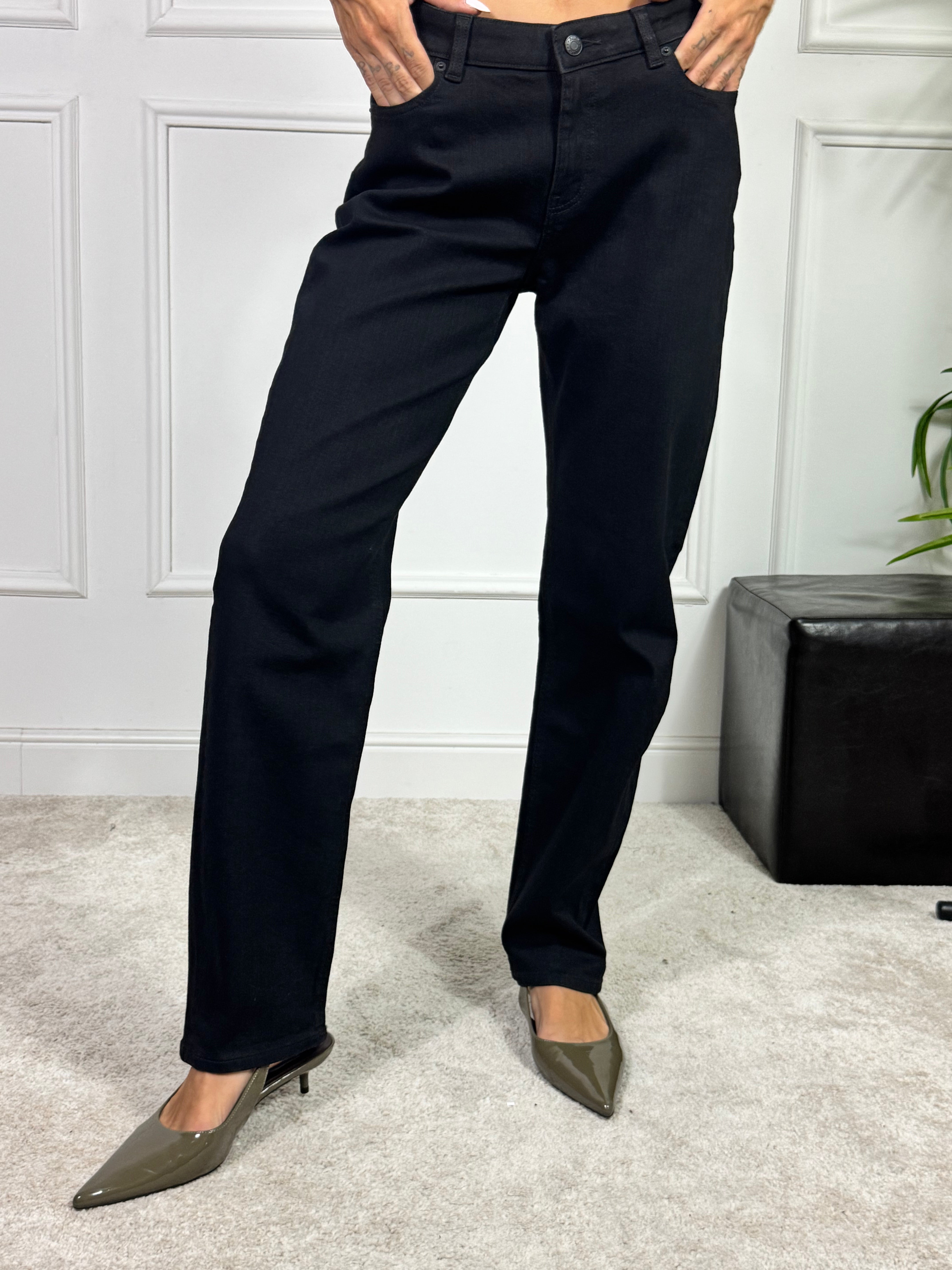 Pantalone jeans JJXX NICE SLIM STRAIGHT- BLACK DENIM