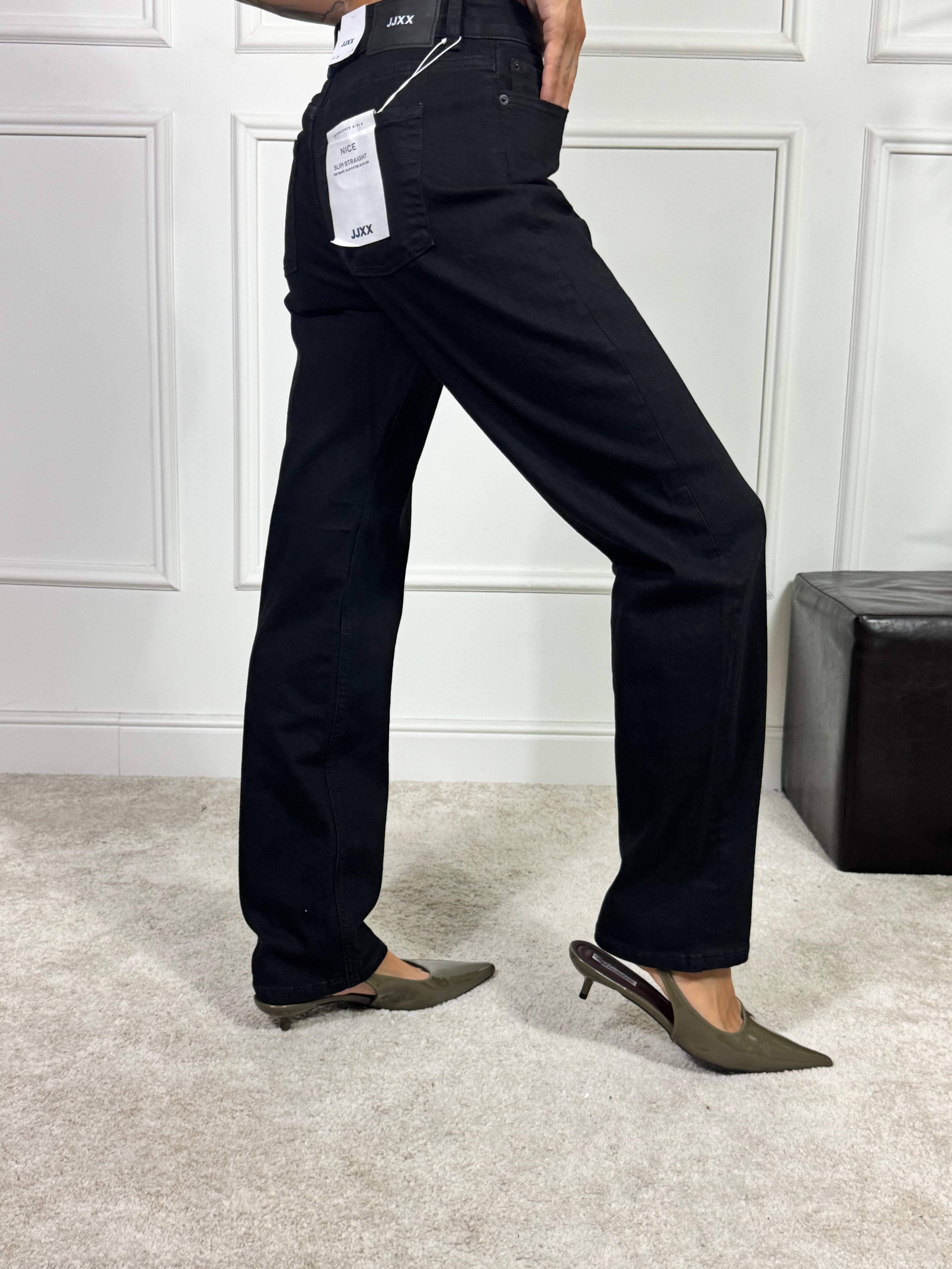 Pantalone jeans JJXX NICE SLIM STRAIGHT- BLACK DENIM