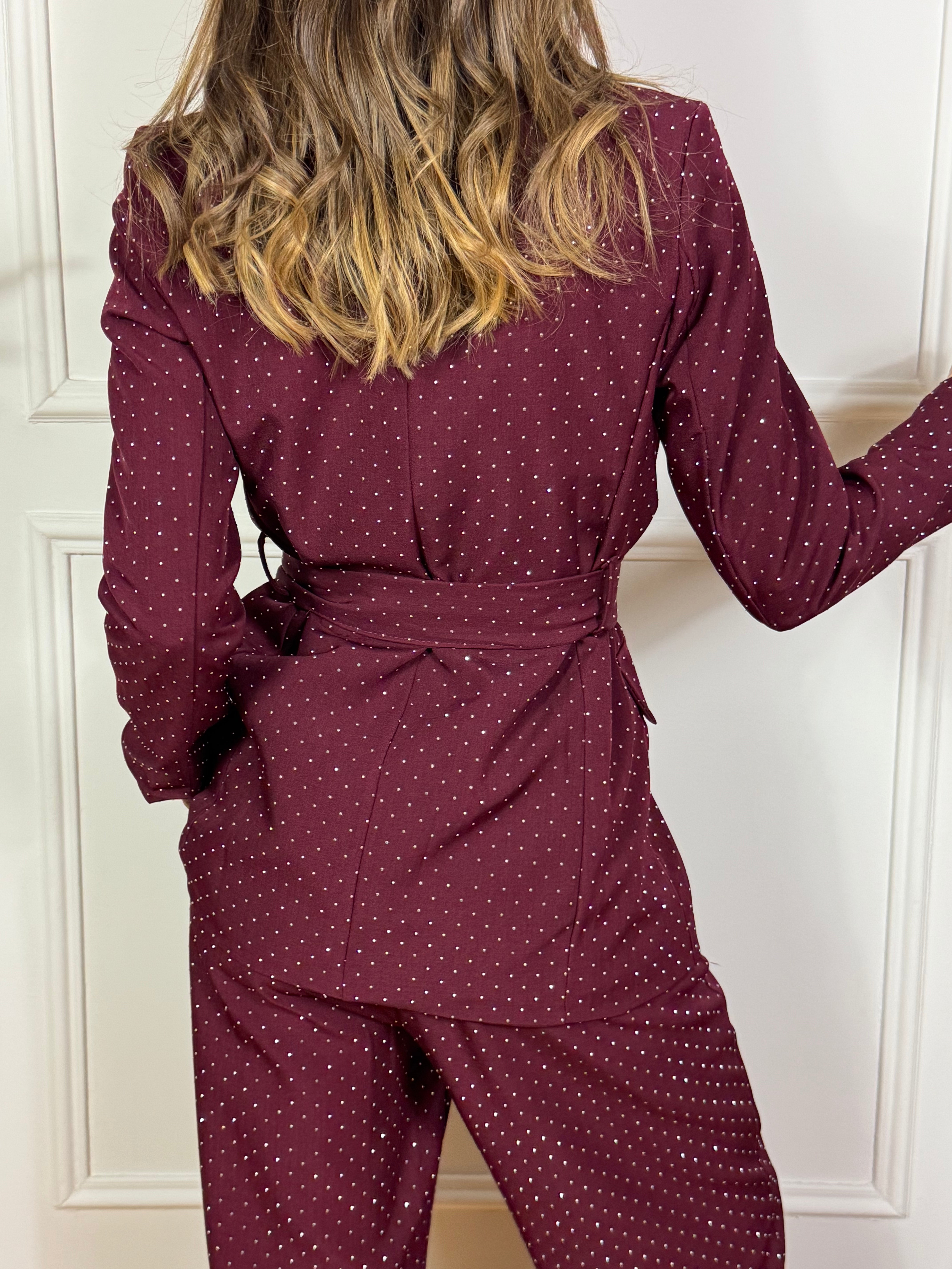 Completo TAILLEUR Victoria ILMH giacca + pantalone con PUNTI LUCE