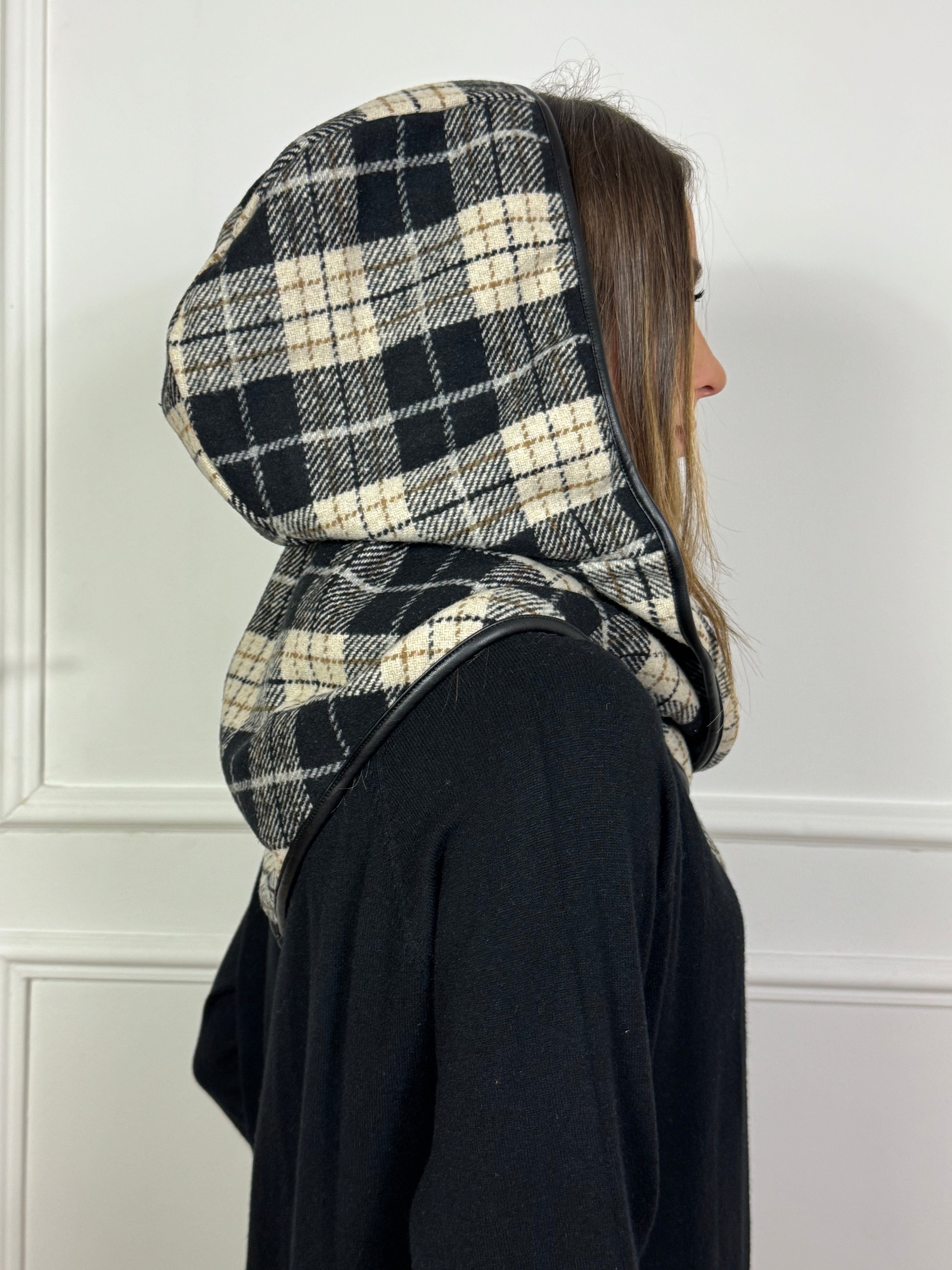 Cappuccio Bandana Victoria ILMH fantasia SCOZZESE