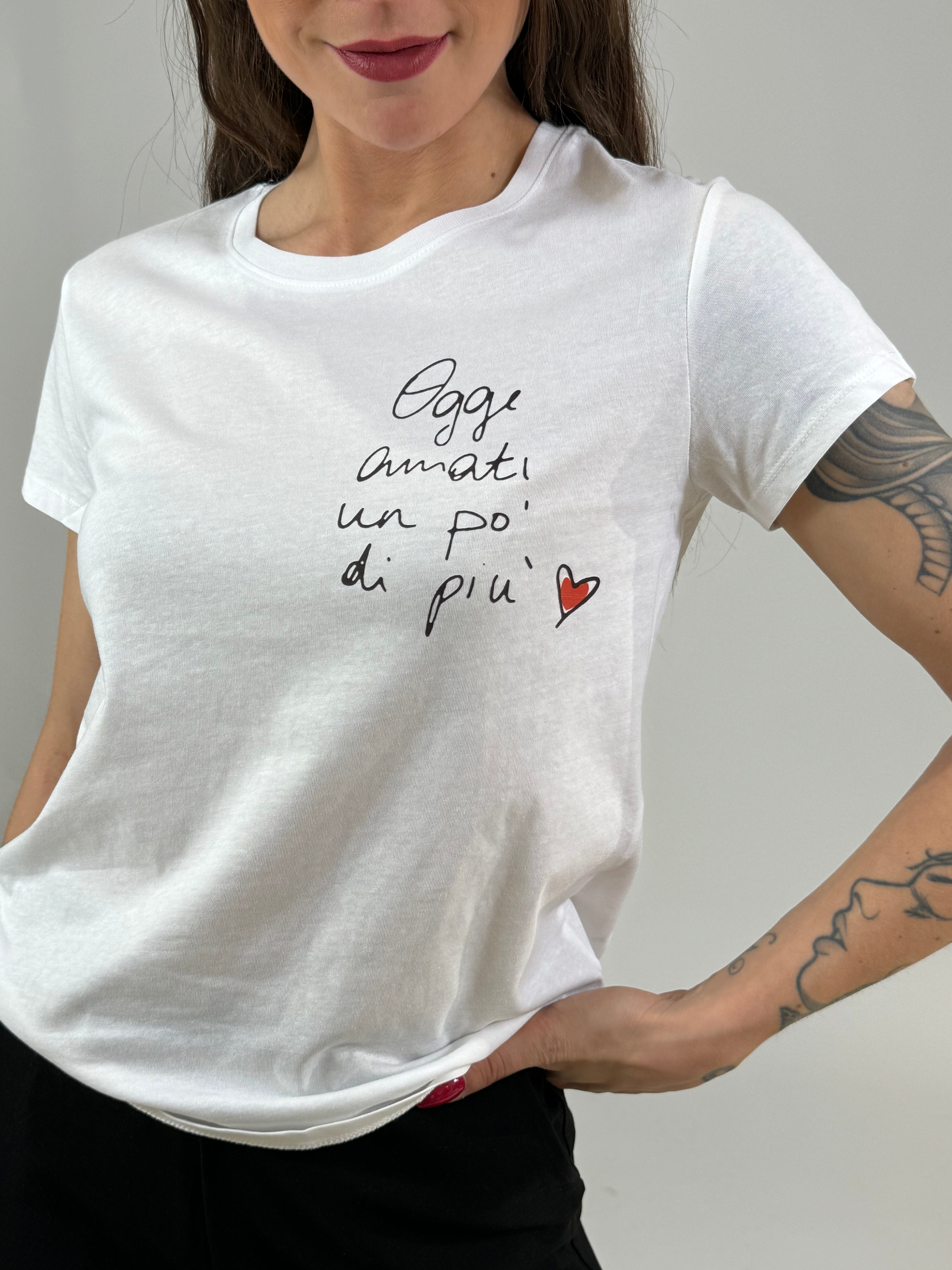 T-shirt Kikisix OGGI AMATI UN PO' DI PIU'